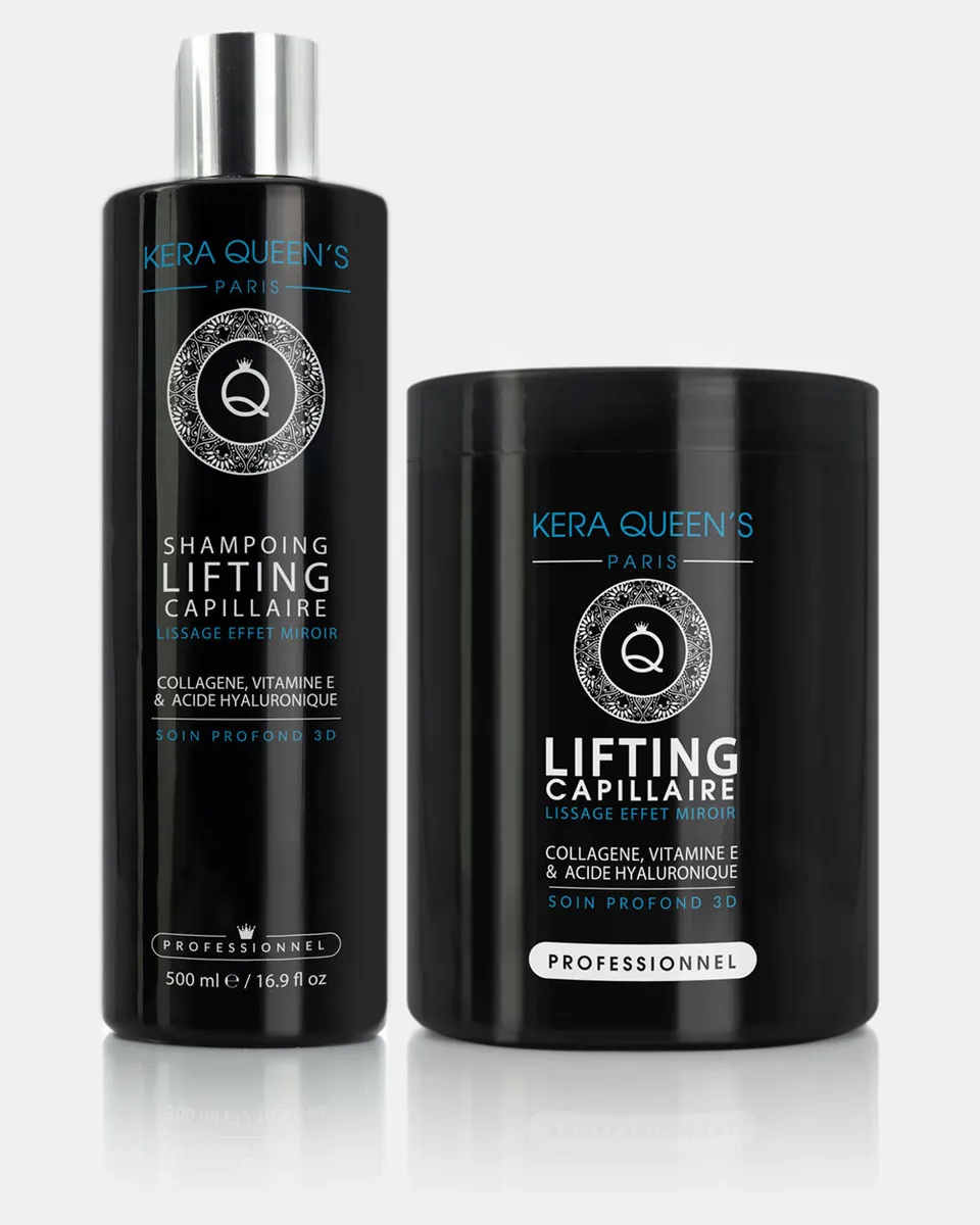 Kera Queen's Lifting Kératine Intense kit duo 1000 cheveux abîmés