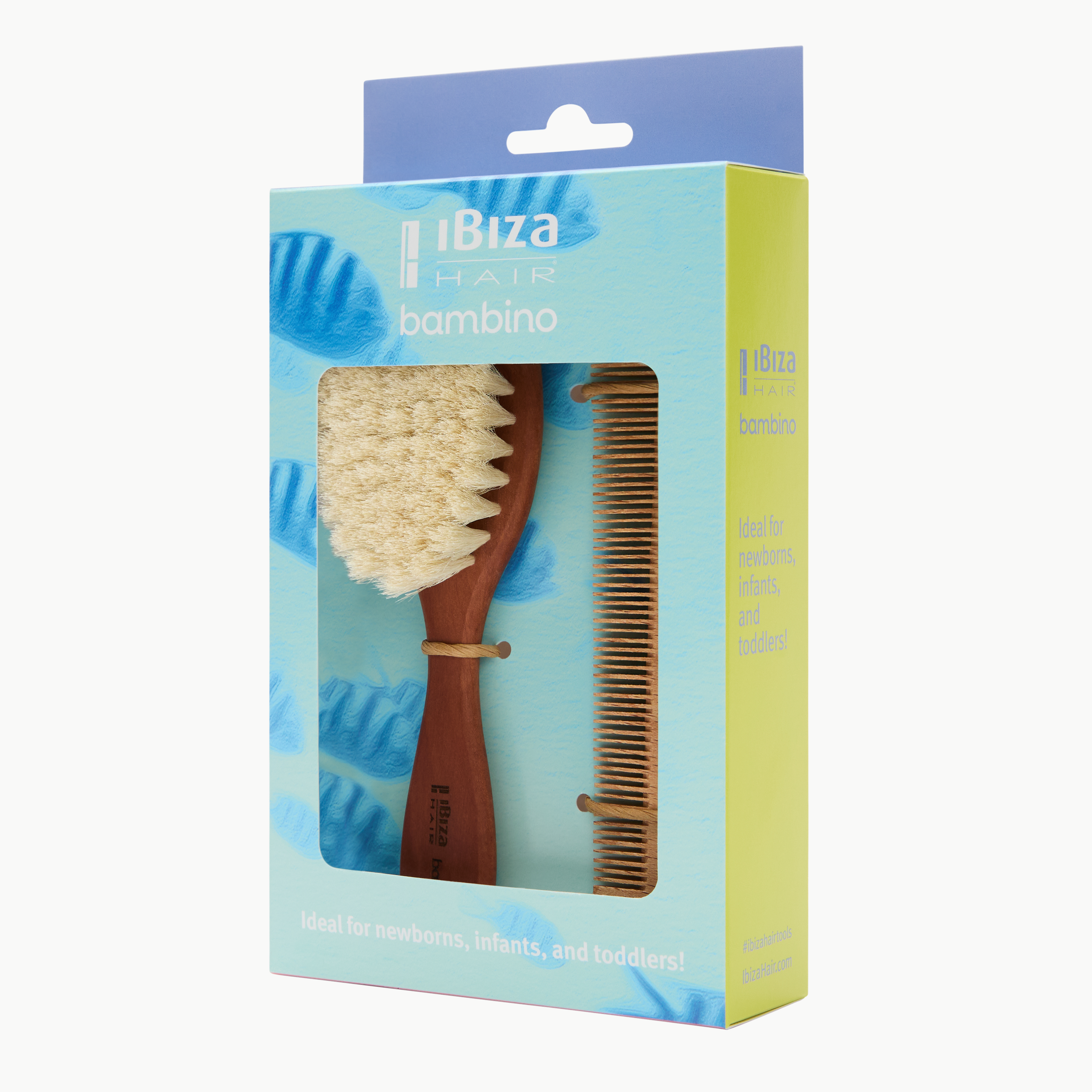 Ibiza Hair Special bambino brosse bébé + peigne Aloha