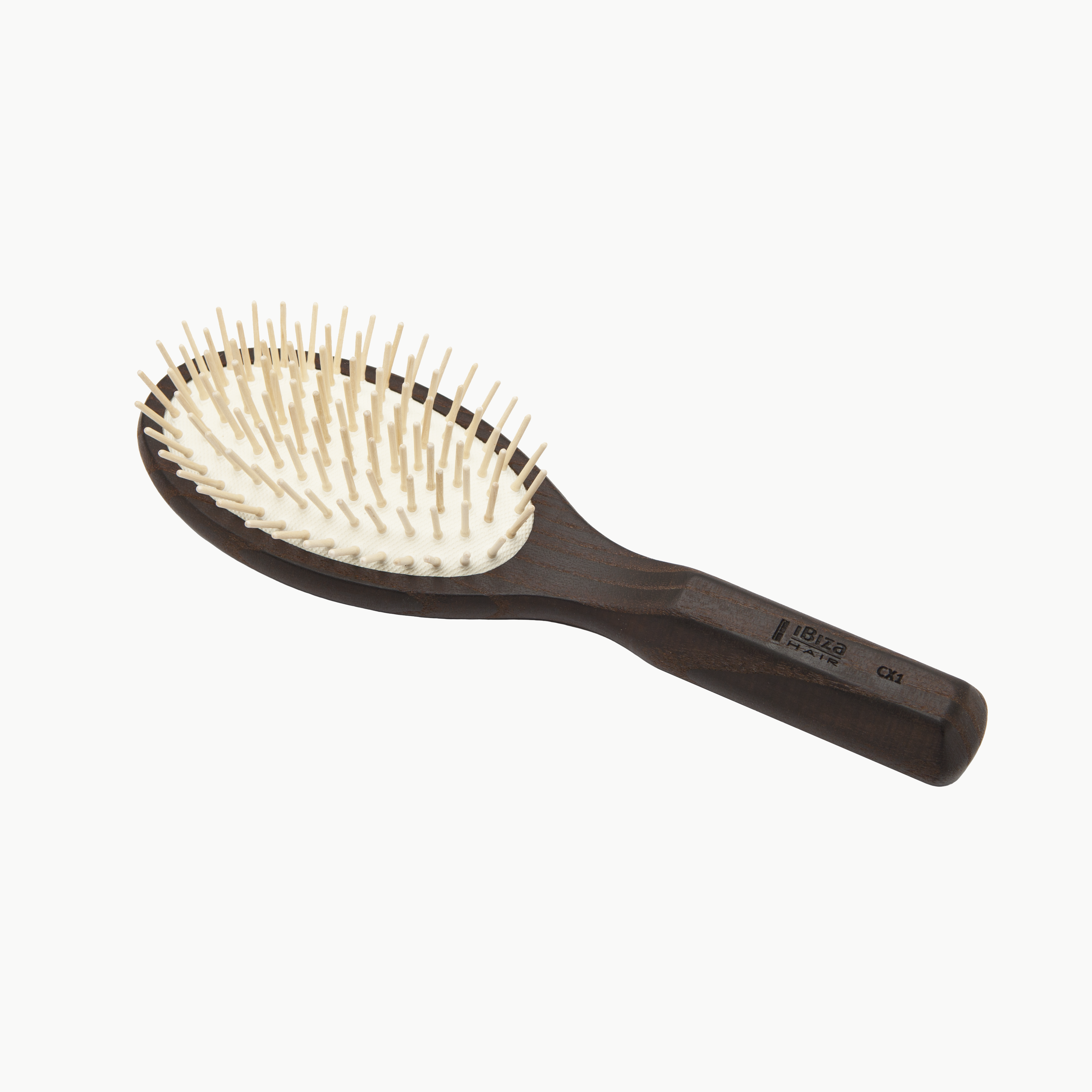 Ibiza Hair CX1 brosse ovale picots bois carbonisé