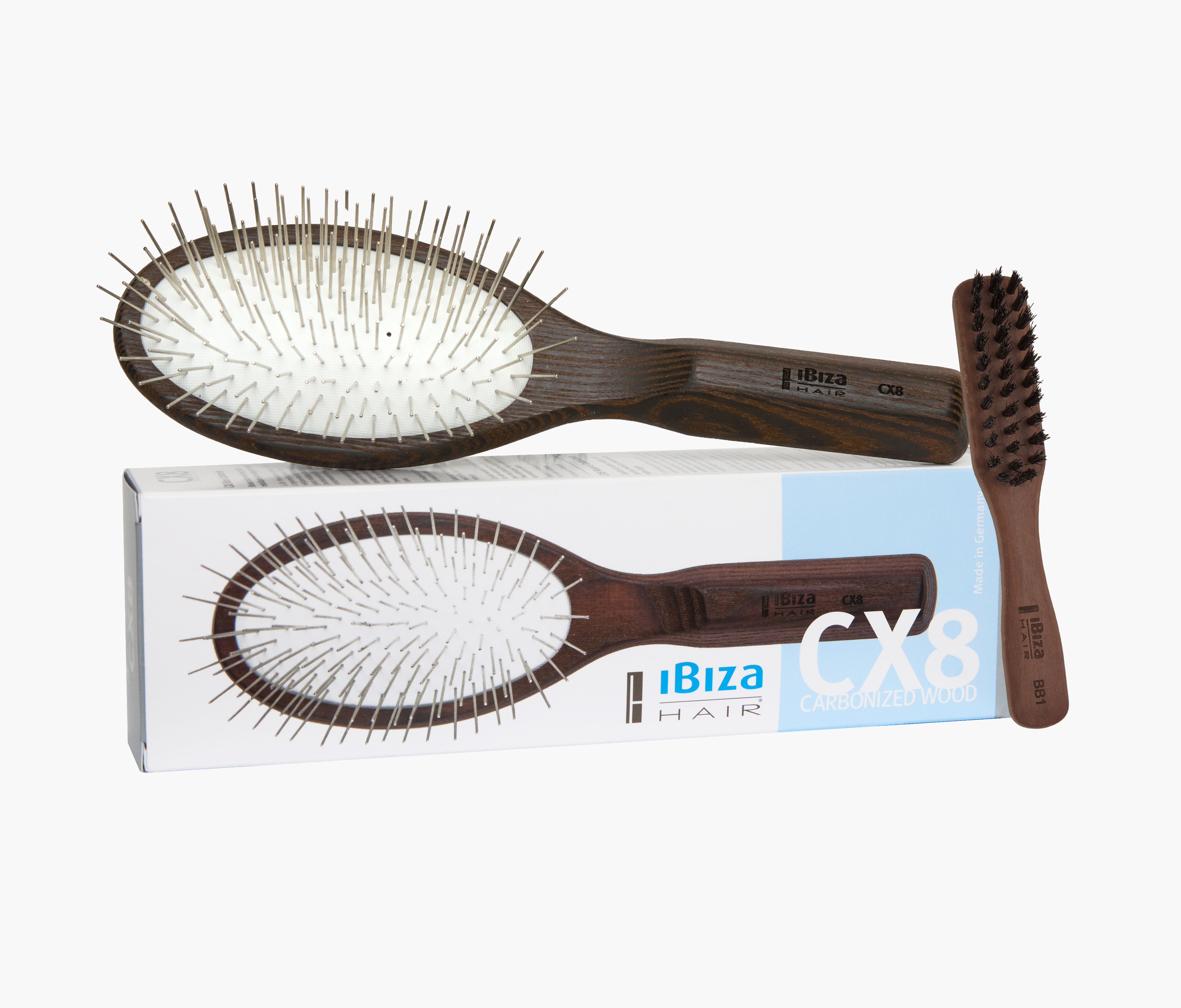 Ibiza Hair CX8 + Clutch Kit 2 brosses extensions