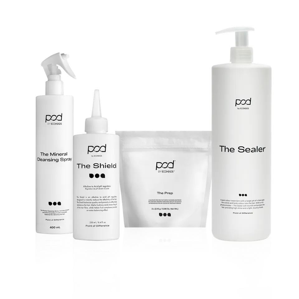 EcoHeads P.O.D System Launch Kit rituel détox cheveux