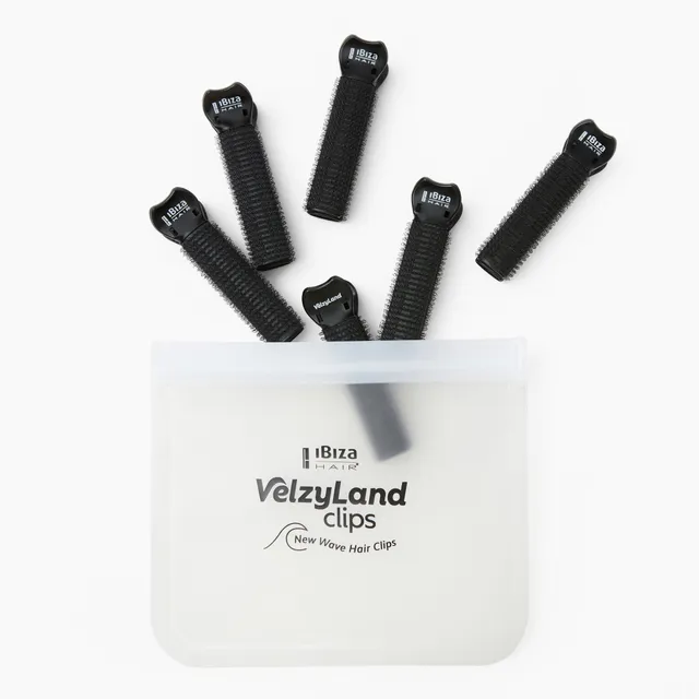 Ibiza Hair VelzyLand Clips 6 pinces velcro vagues bohème
