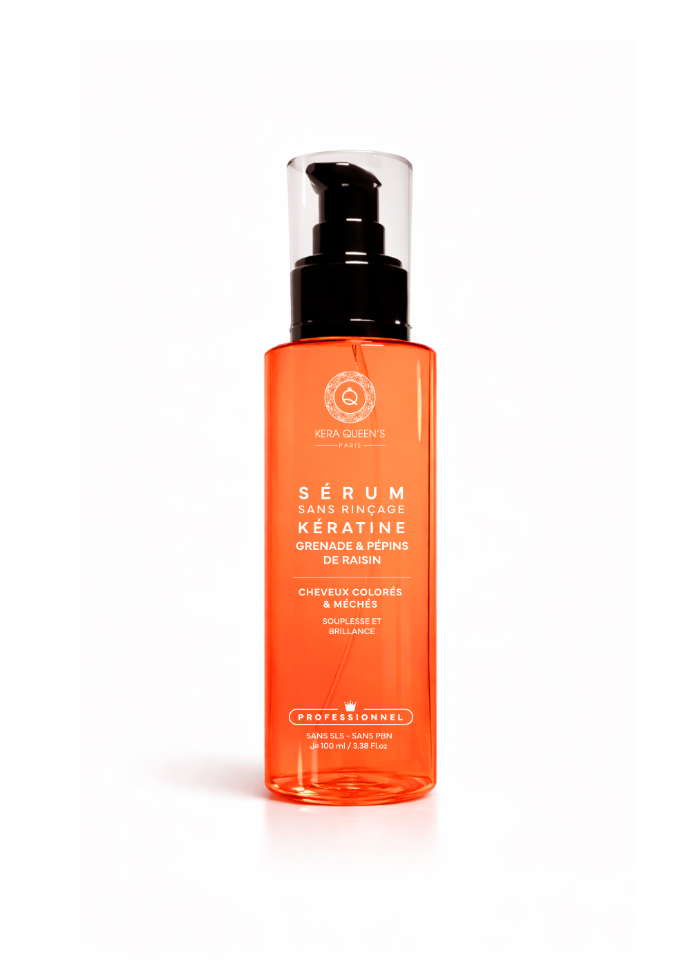 Kera Queen's Rituel Grenade Sérum cheveux colorés 100ml
