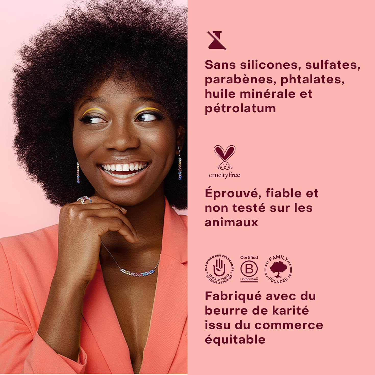 Shea Moisture Coconut Hibiscus après-shampooing 379 ml boucles
