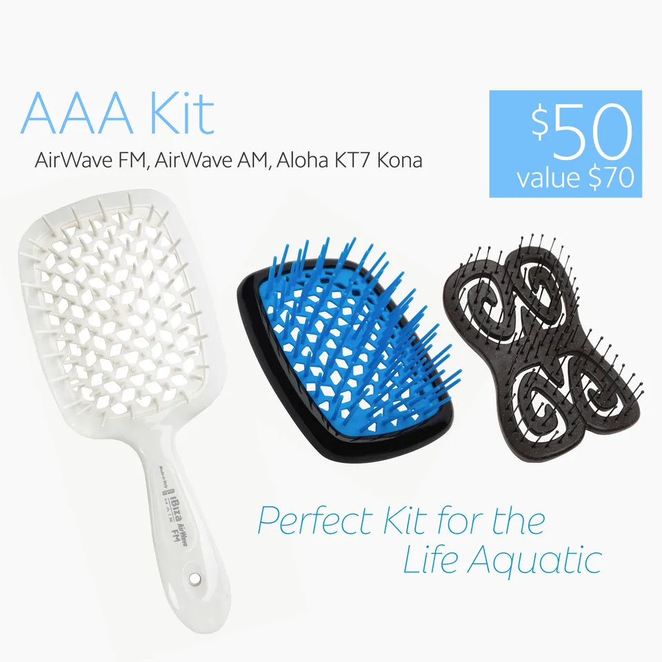 Ibiza Hair Kits AAA Kit brosses cheveux AirWave Aloha