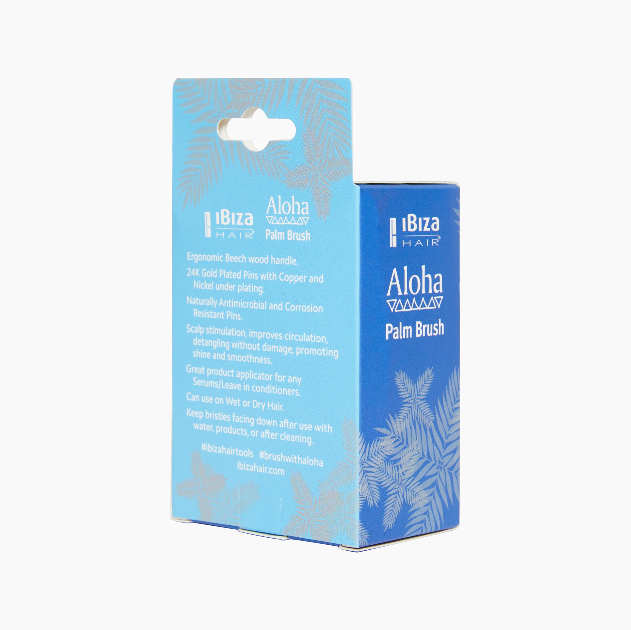 Ibiza Hair Aloha brosse paume picots dorés