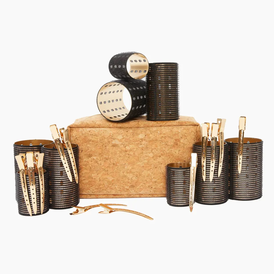 Ibiza Hair VelChrome bigoudis velcro thermiques 9 pinces