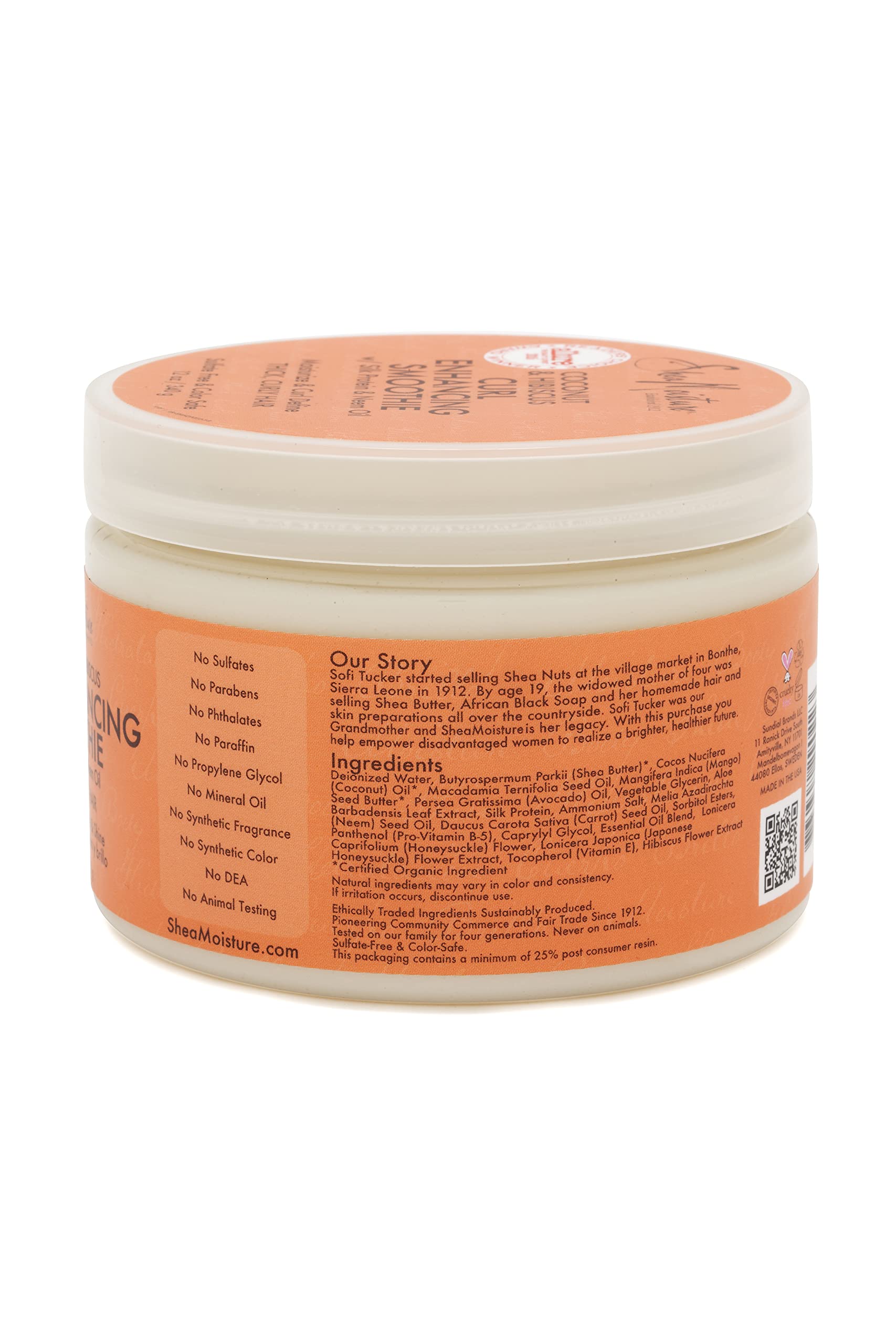 Shea Moisture Coconut & Hibiscus smoothie boucles 340 g coco