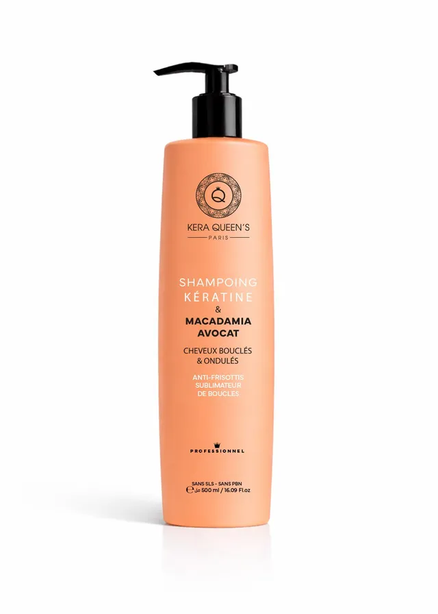 Kera Queen's Macadamia Avocat shampoing sans sulfate 500ml
