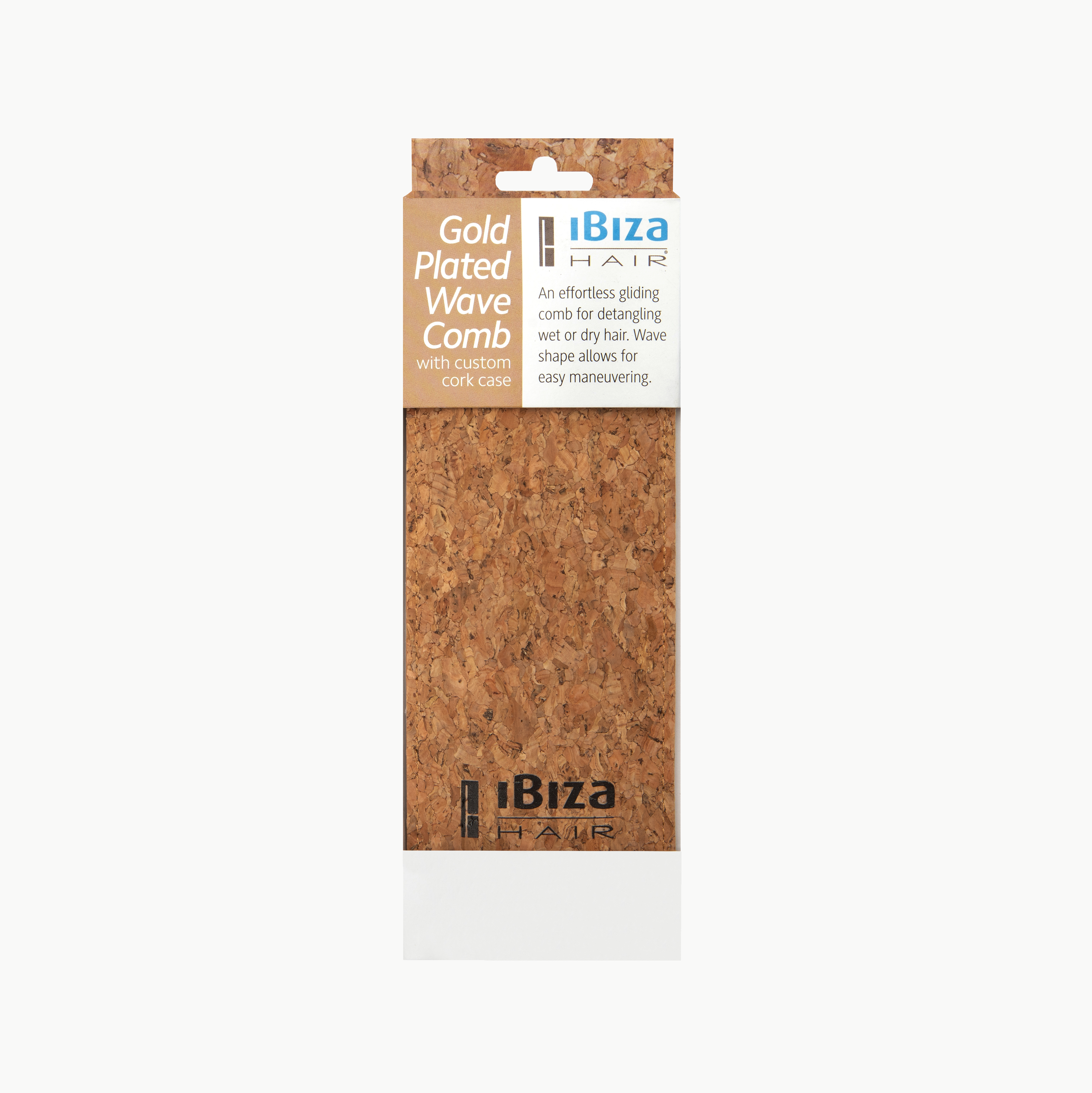 Ibiza Wave peigne vague doré graphite démêlage