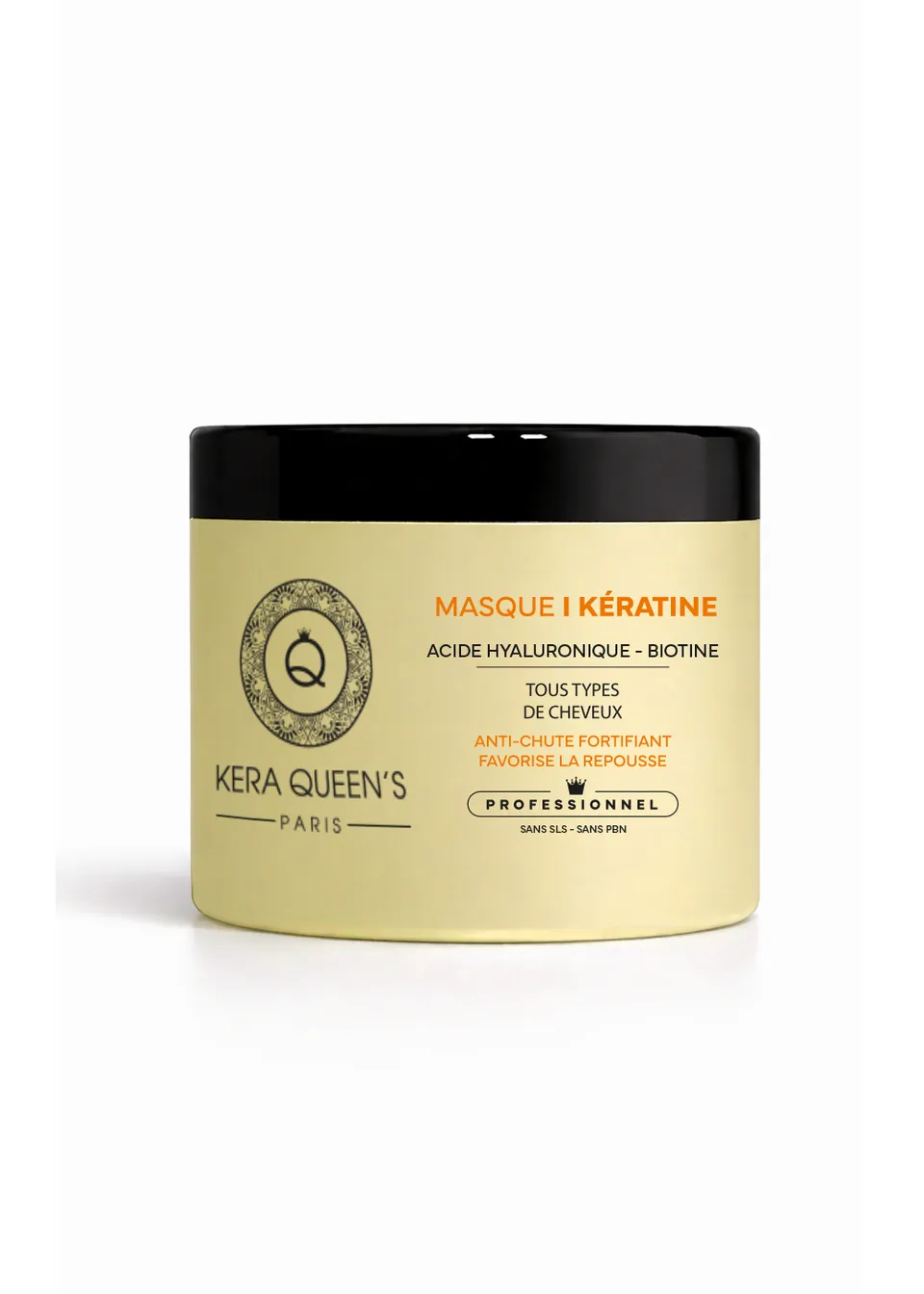 Kera Queen's Rituel Biotine Masque 500ml Sans Sulfate
