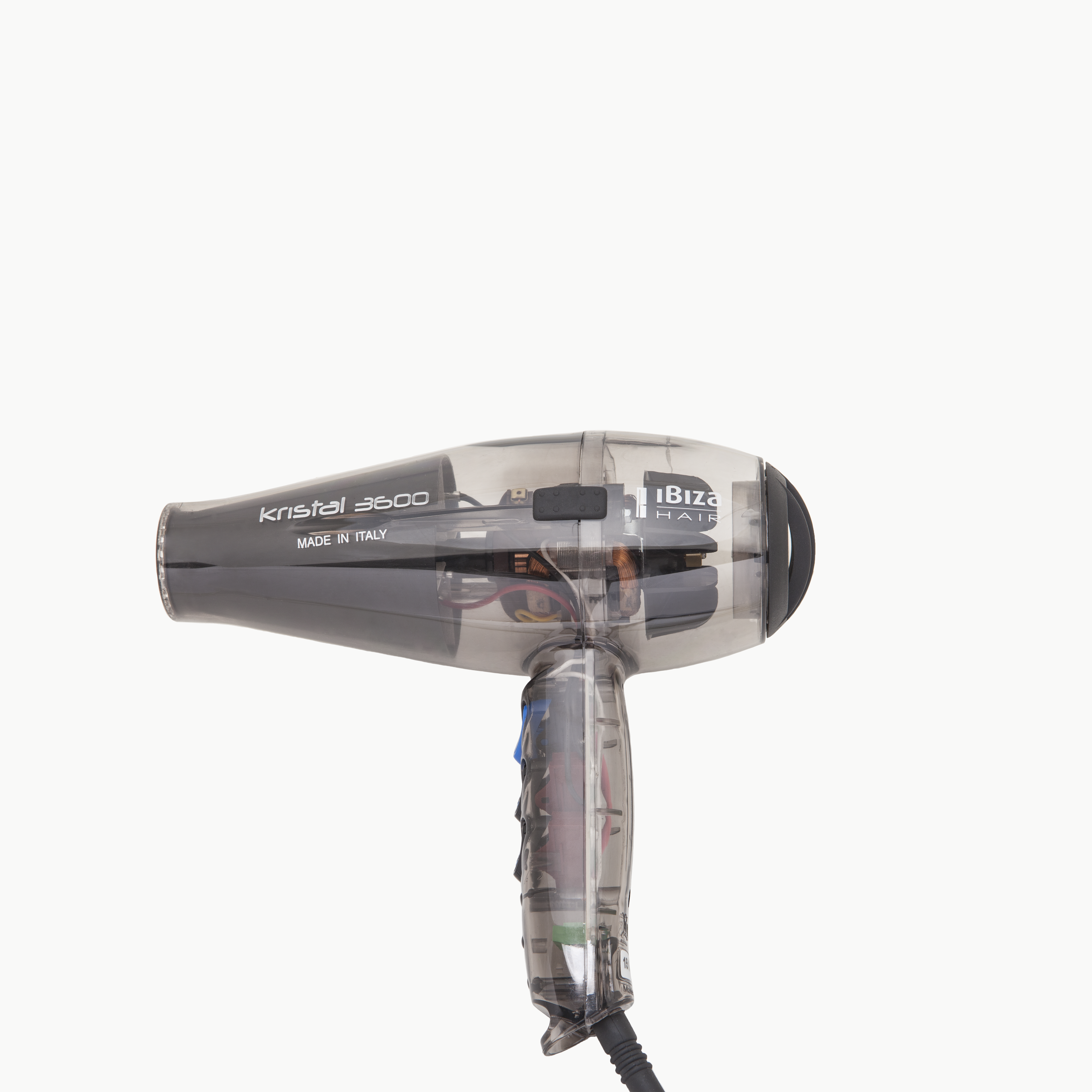 Ibiza Hair Kristal 3600 sèche-cheveux translucent 1875W + buddy