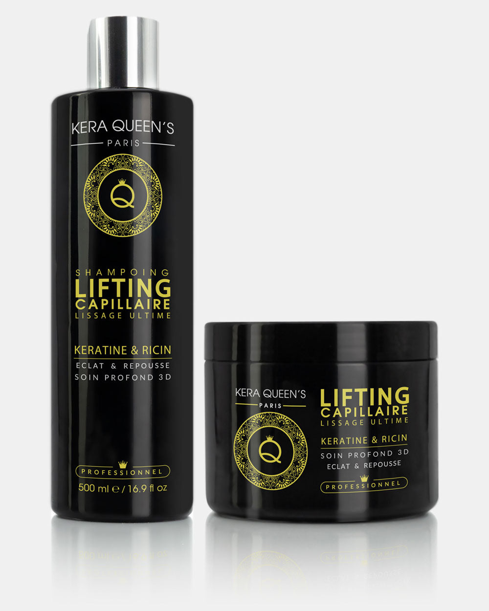 Kera Queen's Lifting Ricin Kit Duo soin cheveux abîmés