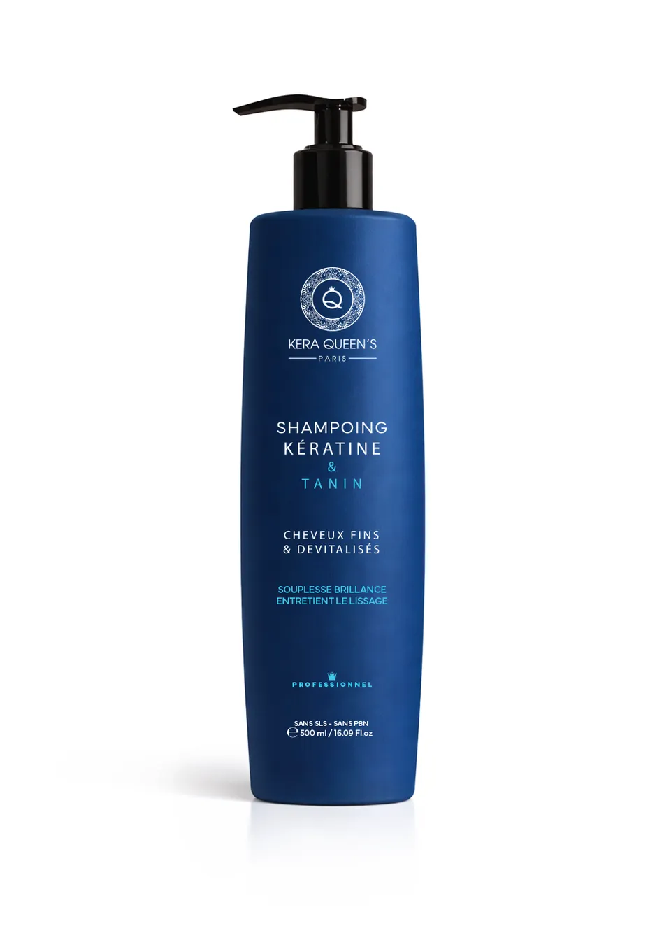 Kera Queen's Rituel Tanin shampoing 500ml cheveux fins