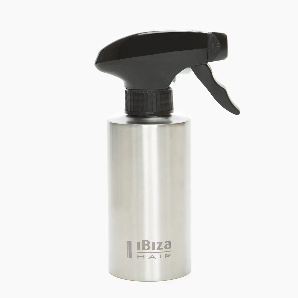 Ibiza Hair Spray Bottle vaporisateur inox brume fine