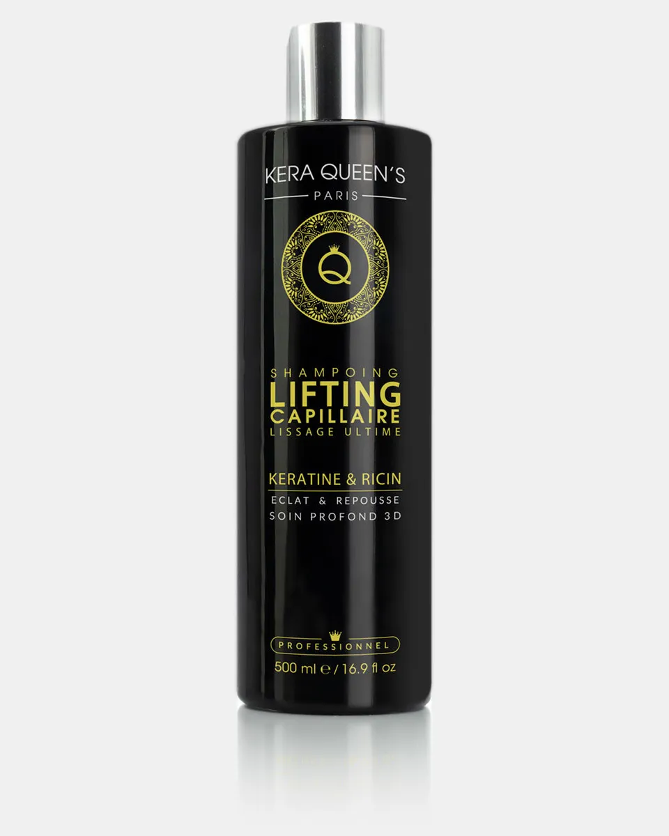 Kera Queen's Lifting Ricin shampoing 500ml cheveux abîmés
