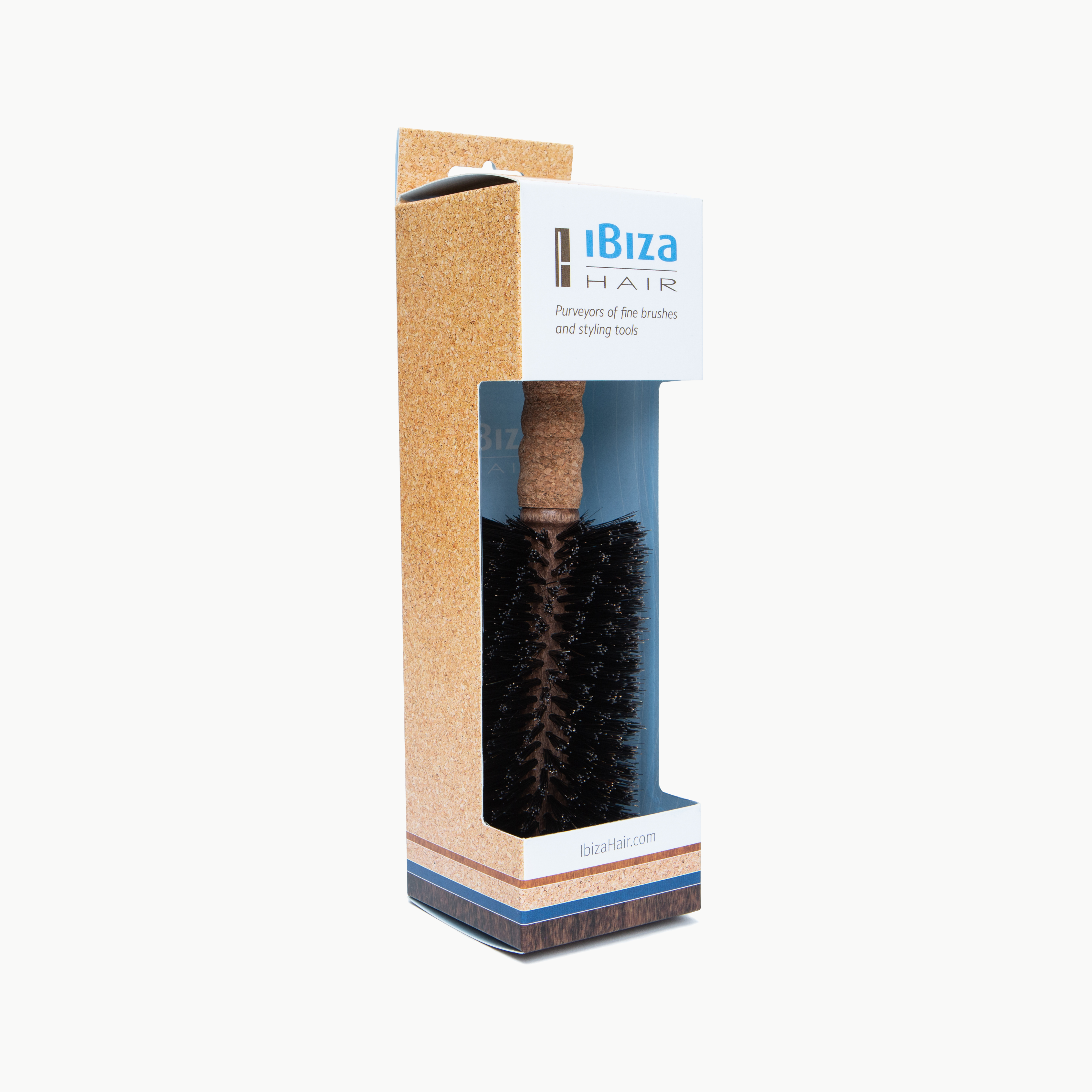Ibiza Hair EX7 brosse ronde 65 mm sanglier boucles
