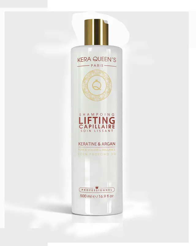 Kera Queen's Lifting Argan Shampoing 500ml cheveux abîmés