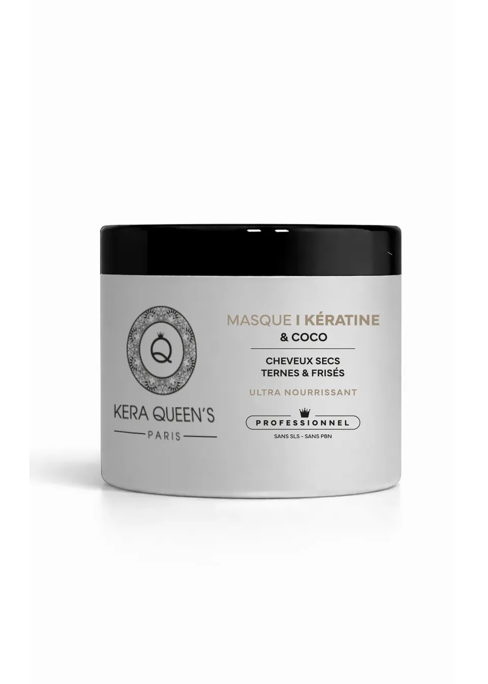 Kera Queen's Rituel Coco masque 500ml cheveux secs frisés