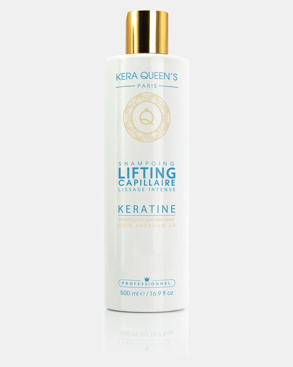 Kera Queen's Lifting Kératine Intense shampoing 500ml éclat