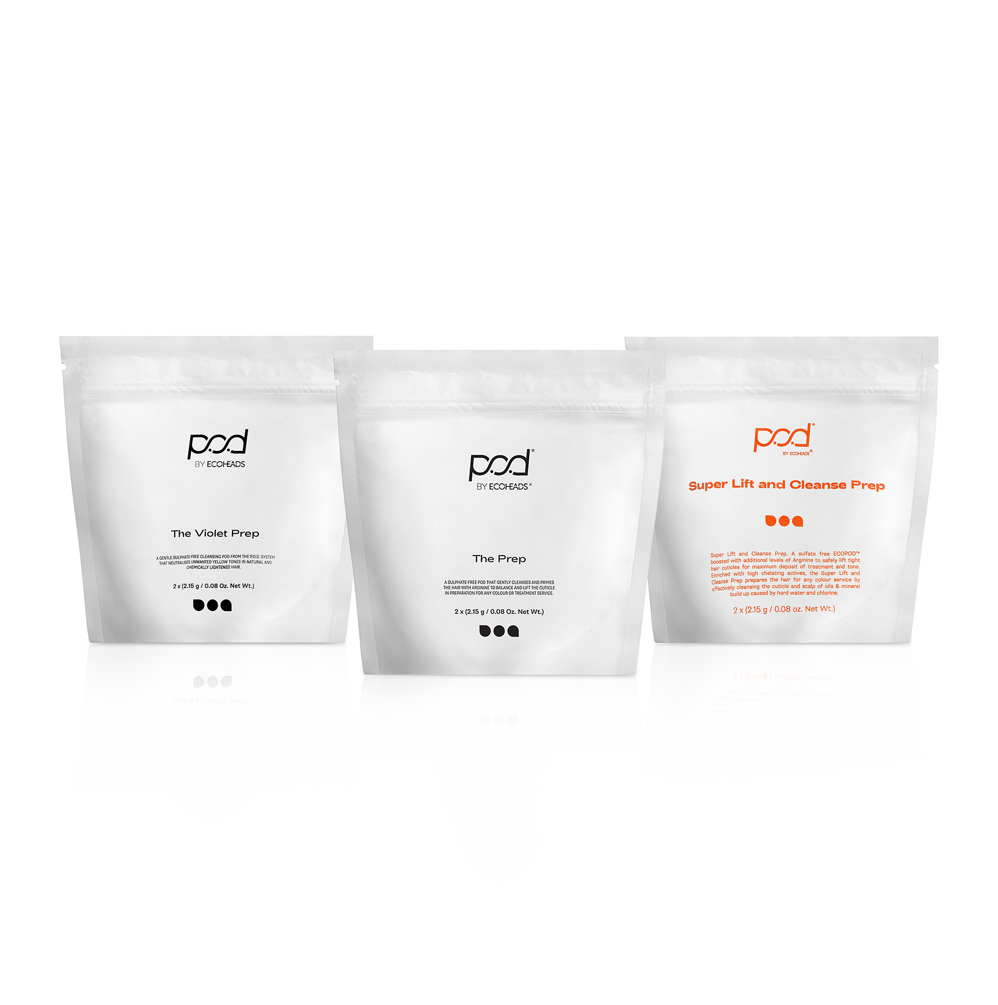 EcoHeads P.O.D Care Prep shampoing sans sulfate tous types