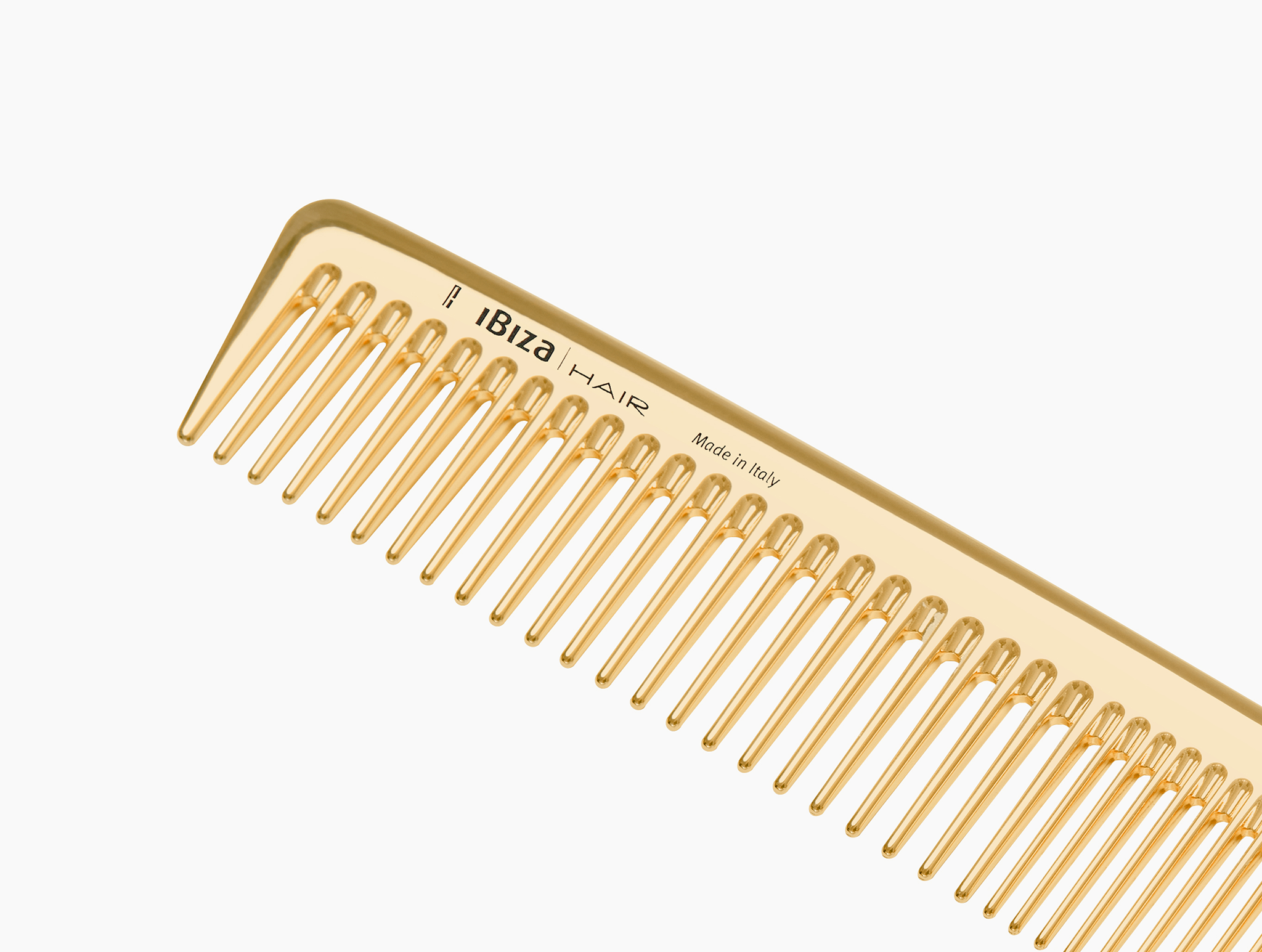 Ibiza Hair peigne coiffage doré graphite étui liège
