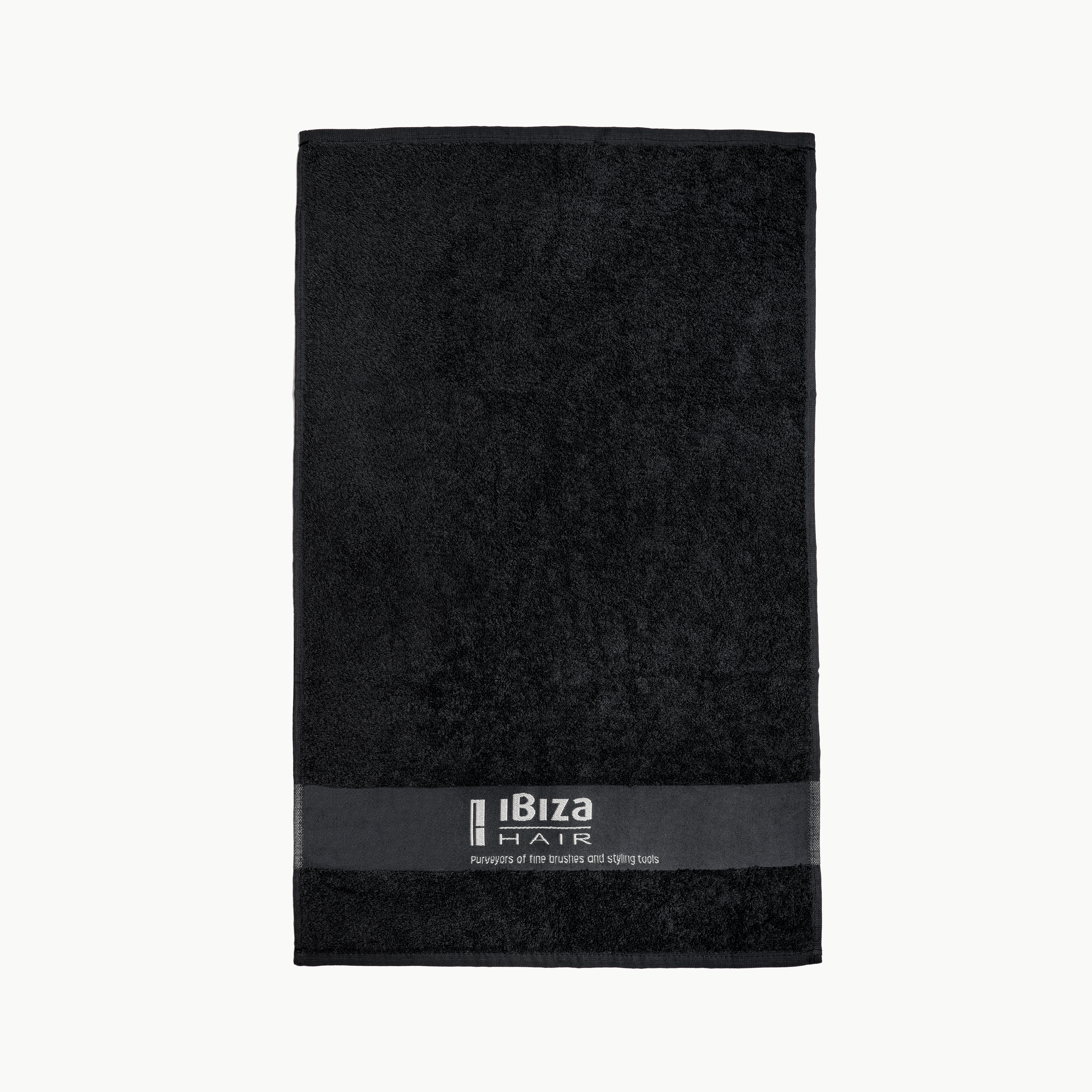 Ibiza Hair Salon Towels serviette salon noire coton bio 10x11
