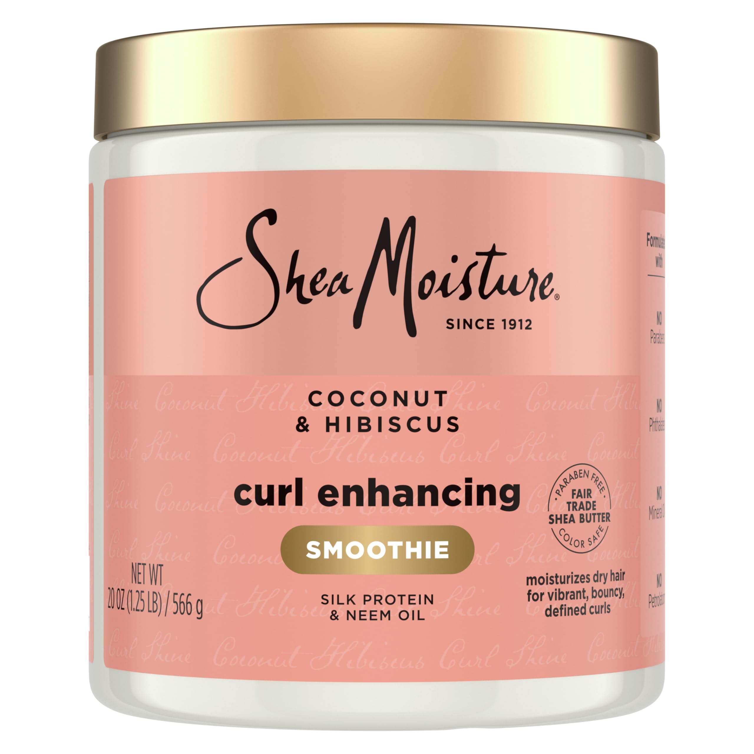 Shea Moisture Coconut & Hibiscus smoothie boucles 340 g coco
