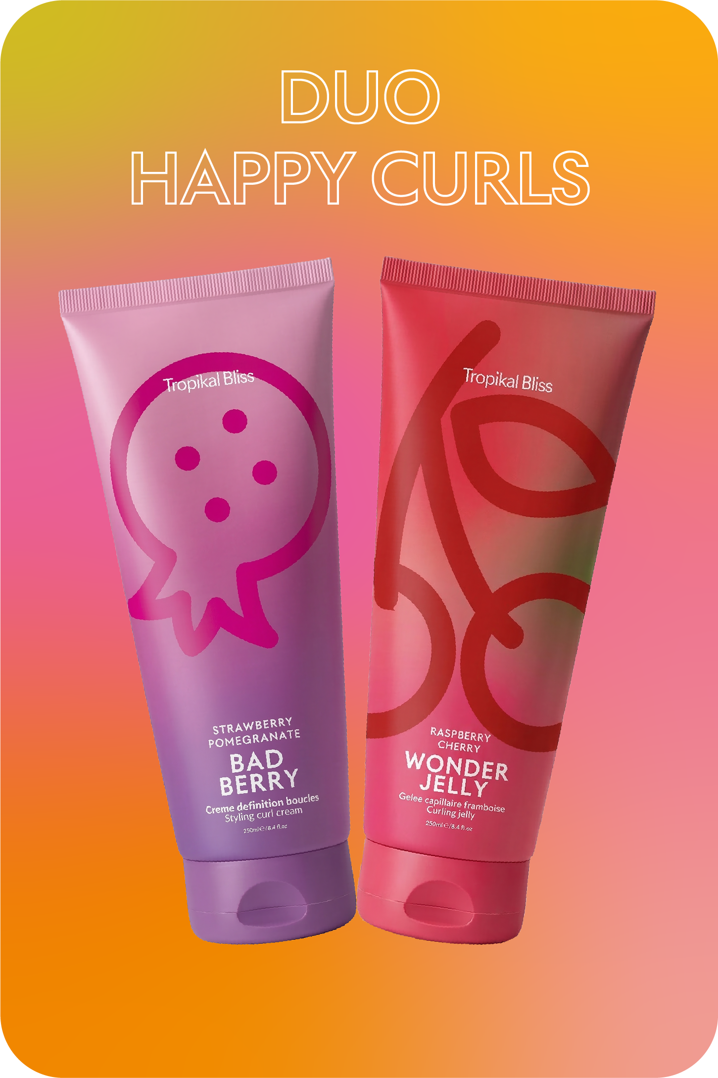 Tropikalbliss Duo Happy Curls duo crème gelée boucles