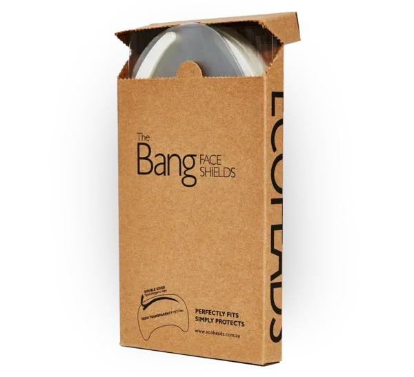 EcoHeads Accessories Bang Face Shields 60 protections