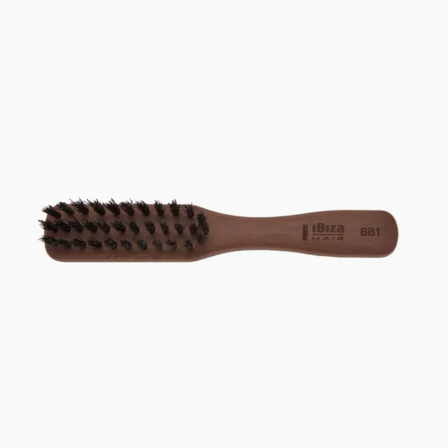 Ibiza Hair Clutch brosse sanglier bois poirier mini