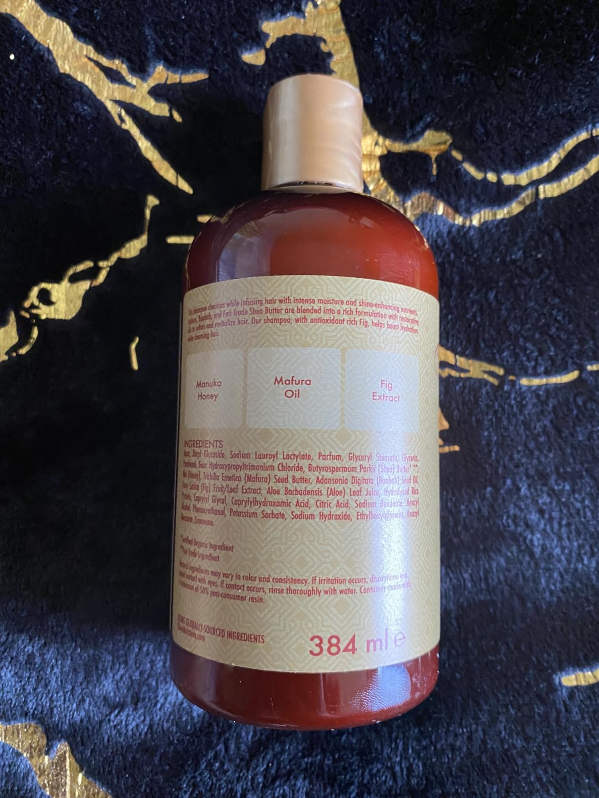 Shea Moisture Manuka Honey shampooing cheveux bouclés 384ml