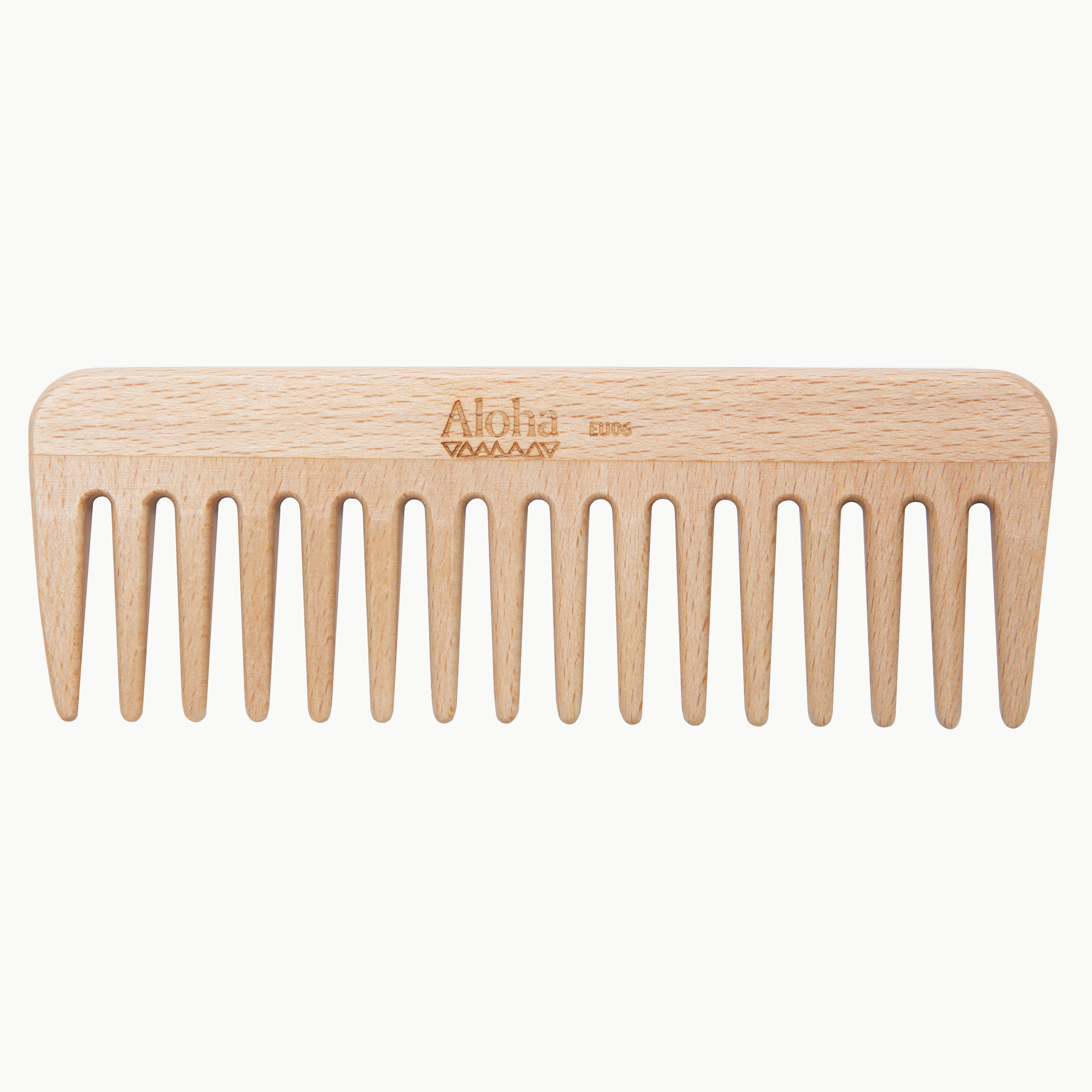 Ibiza Hair Aloha EU06 peigne coiffage bois dents larges