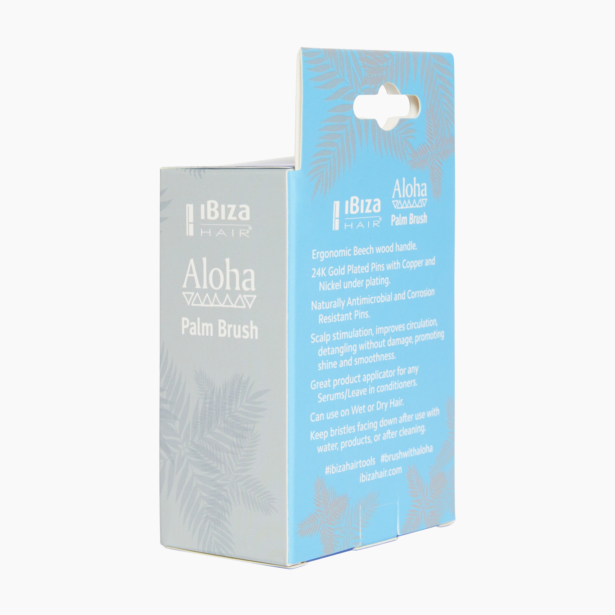 Ibiza Hair Aloha brosse paume picots dorés