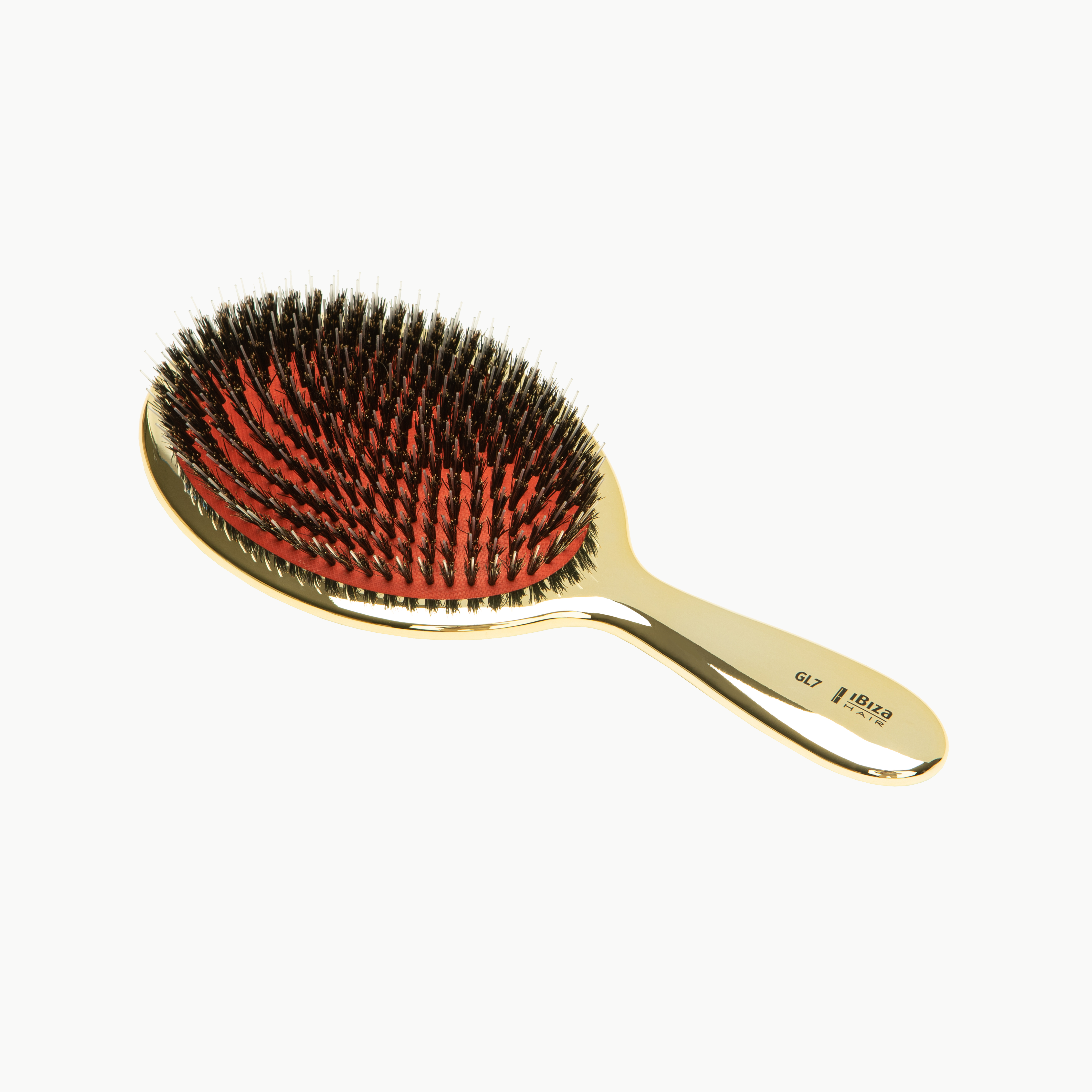 Ibiza Hair GL7 brosse ovale dorée sanglier brillance