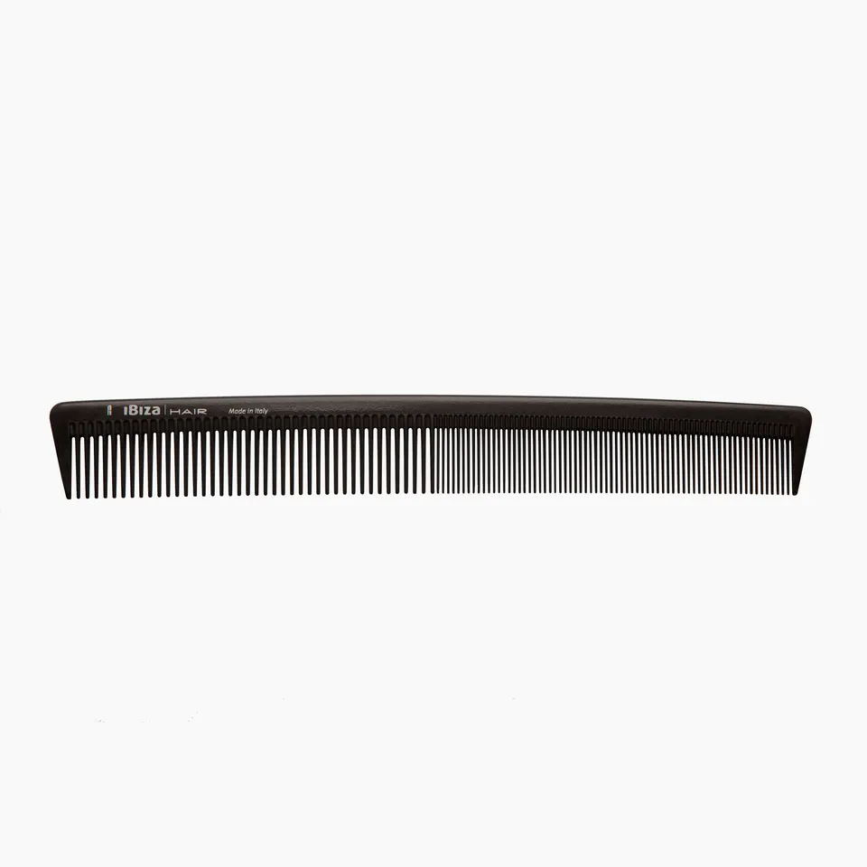 Ibiza Wand peigne coiffure carbone noir coupe