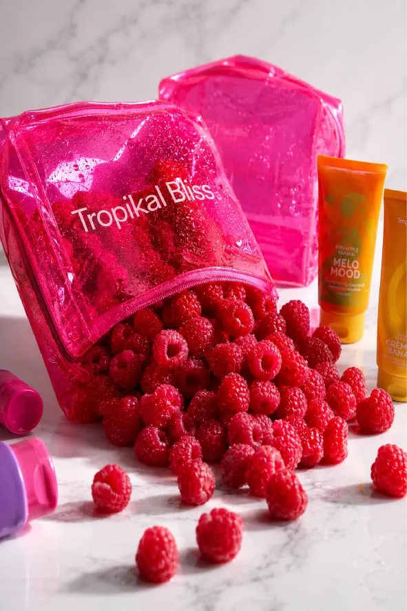 Tropikalbliss Accessories Tropikal Bag coffret 4 soins boucles