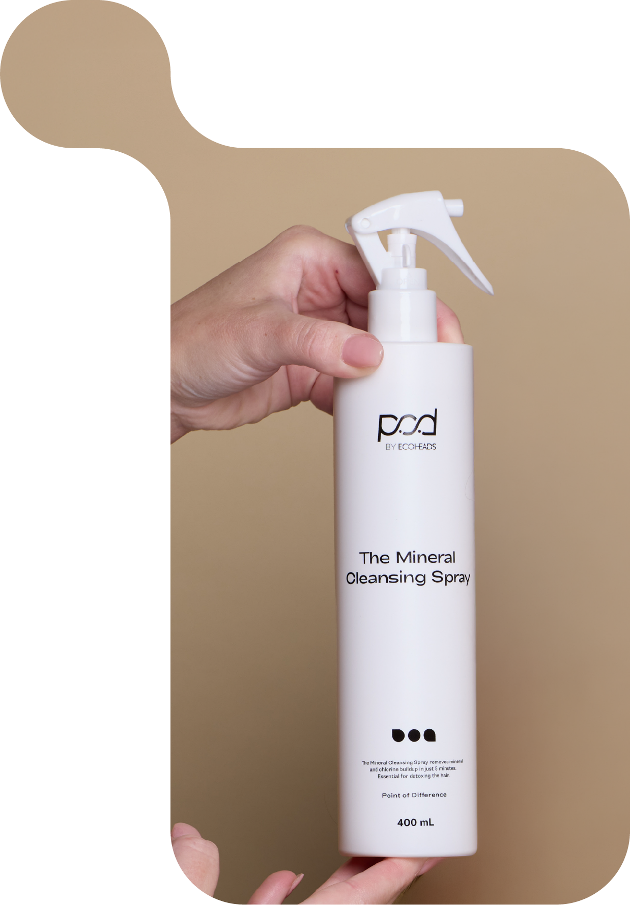 EcoHeads P.O.D Cleansers Mineral Spray détox cheveux