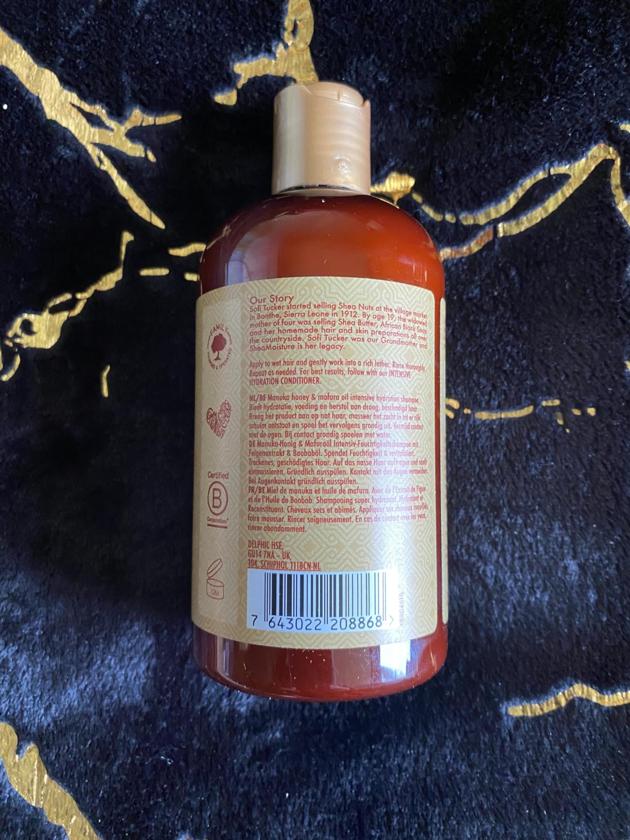 Shea Moisture Manuka Honey shampooing cheveux bouclés 384ml