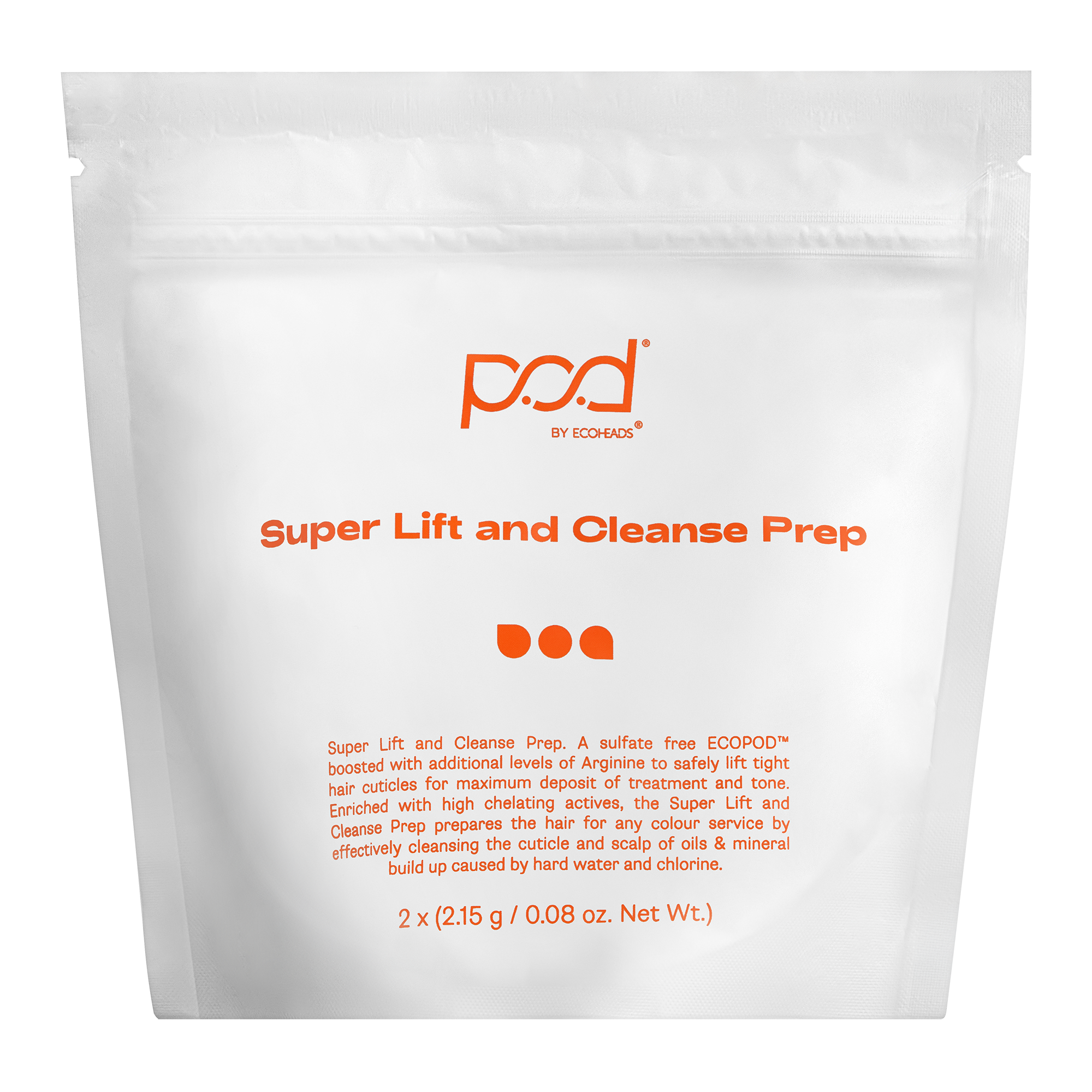 EcoHeads P.O.D Care Super Prep soin sans sulfate arginine