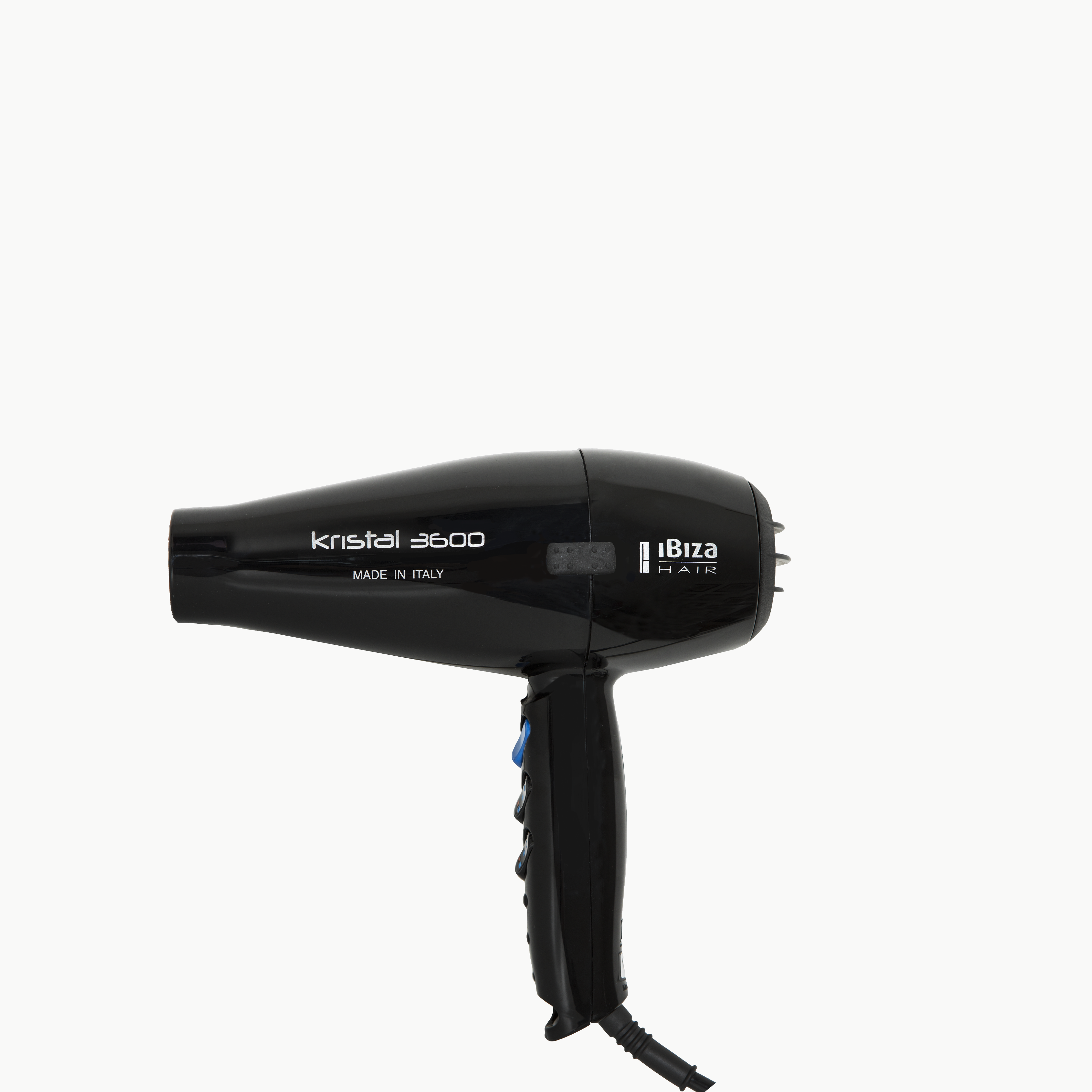 Ibiza Hair Kristal 3600 Black sèche-cheveux pro 1875W + buddy