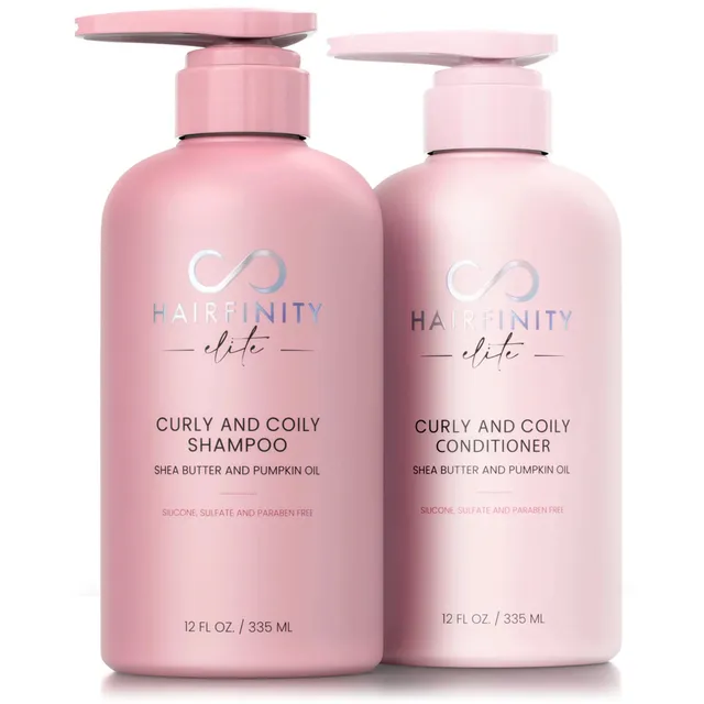 Hair Infinity Curly and Coily duo shampoing cheveux bouclés