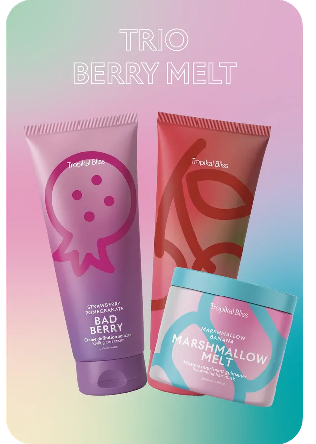 Tropikalbliss Trio Berry Melt coffret masque crème gelée