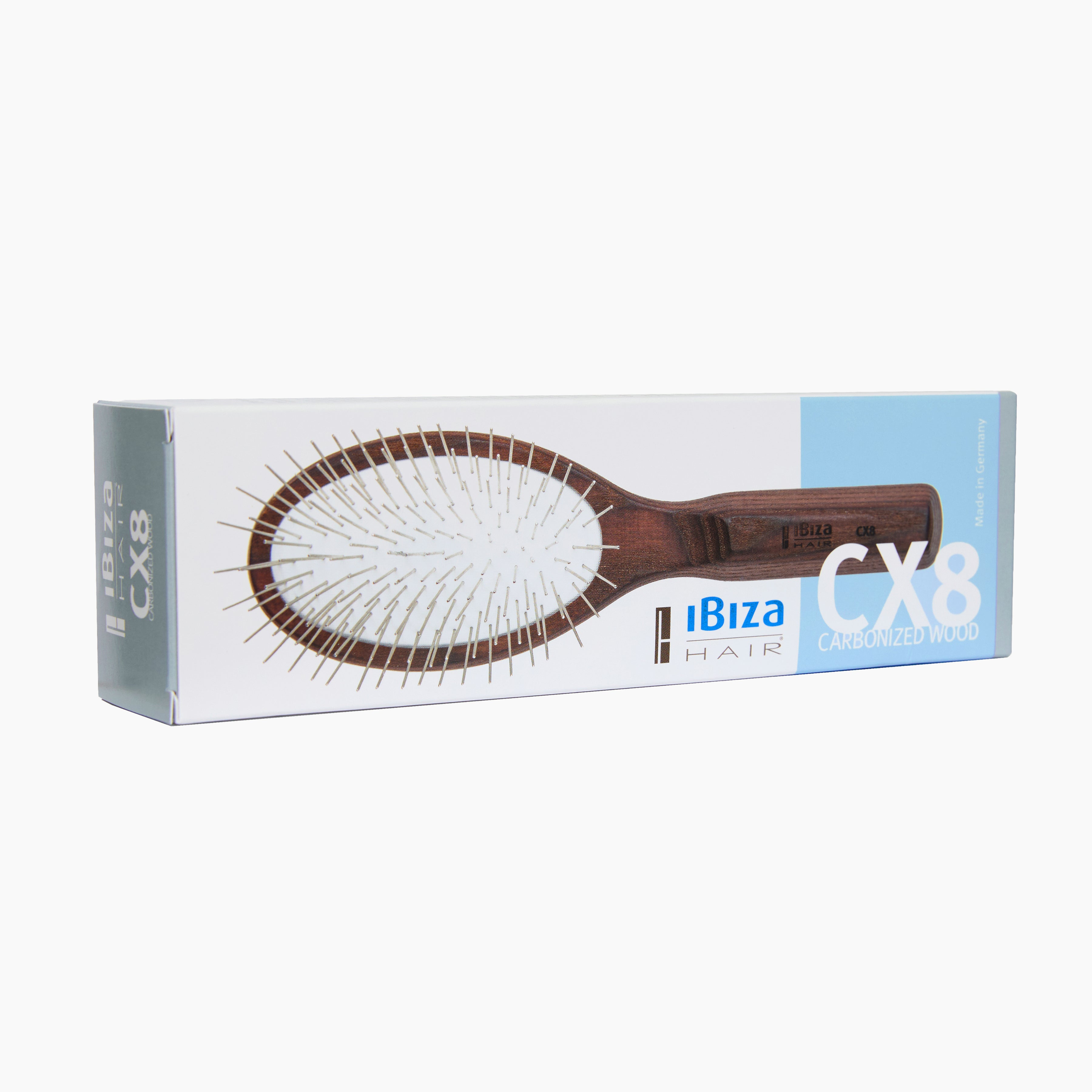 Ibiza Hair CX Series CX8 brosse paddle ovale picots métal