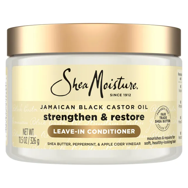 Shea Moisture Jamaican Black Castor Oil soin sans rinçage 340 ml