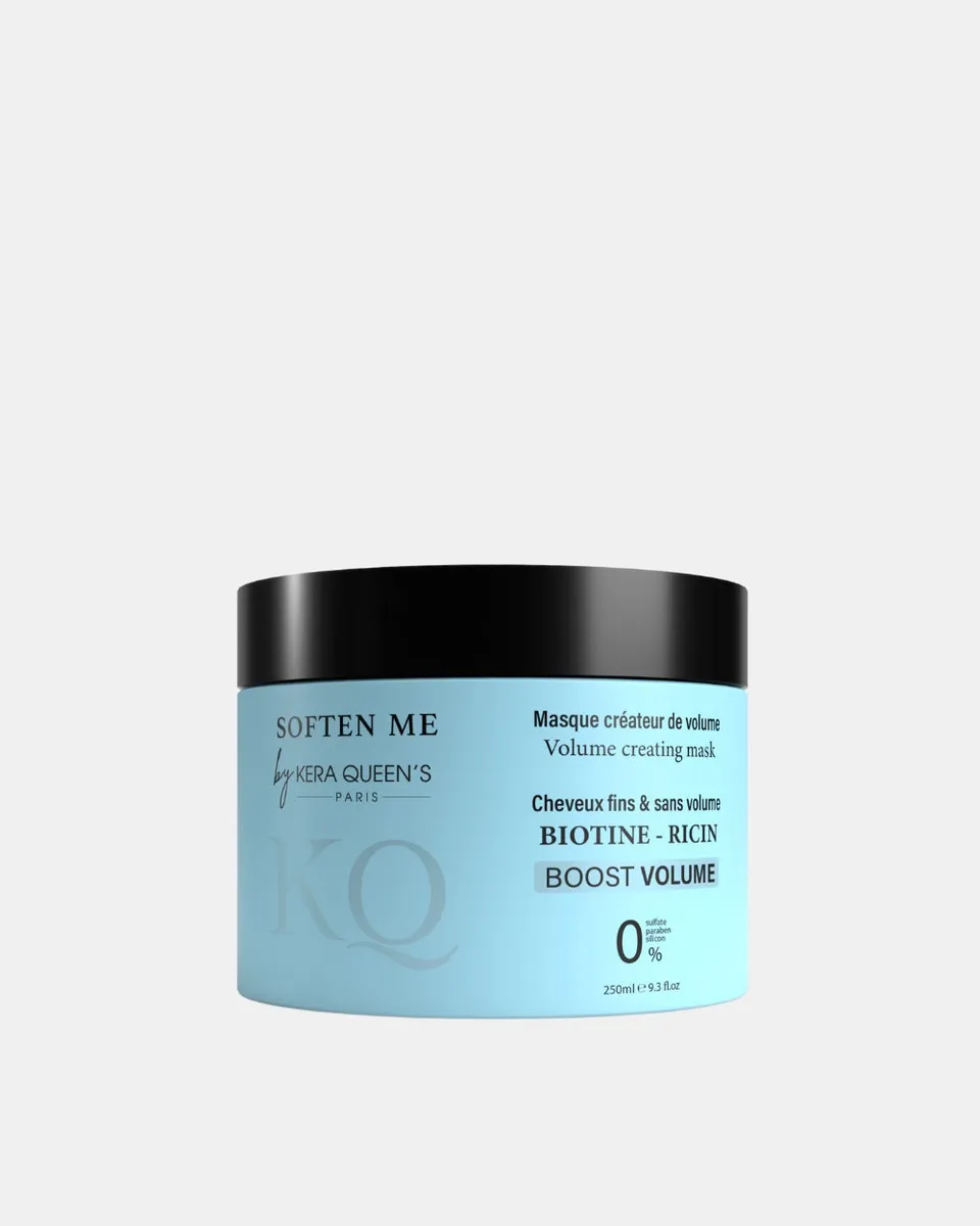 Kera Queen's Soften me Boost Volume masque ricin cheveux fins