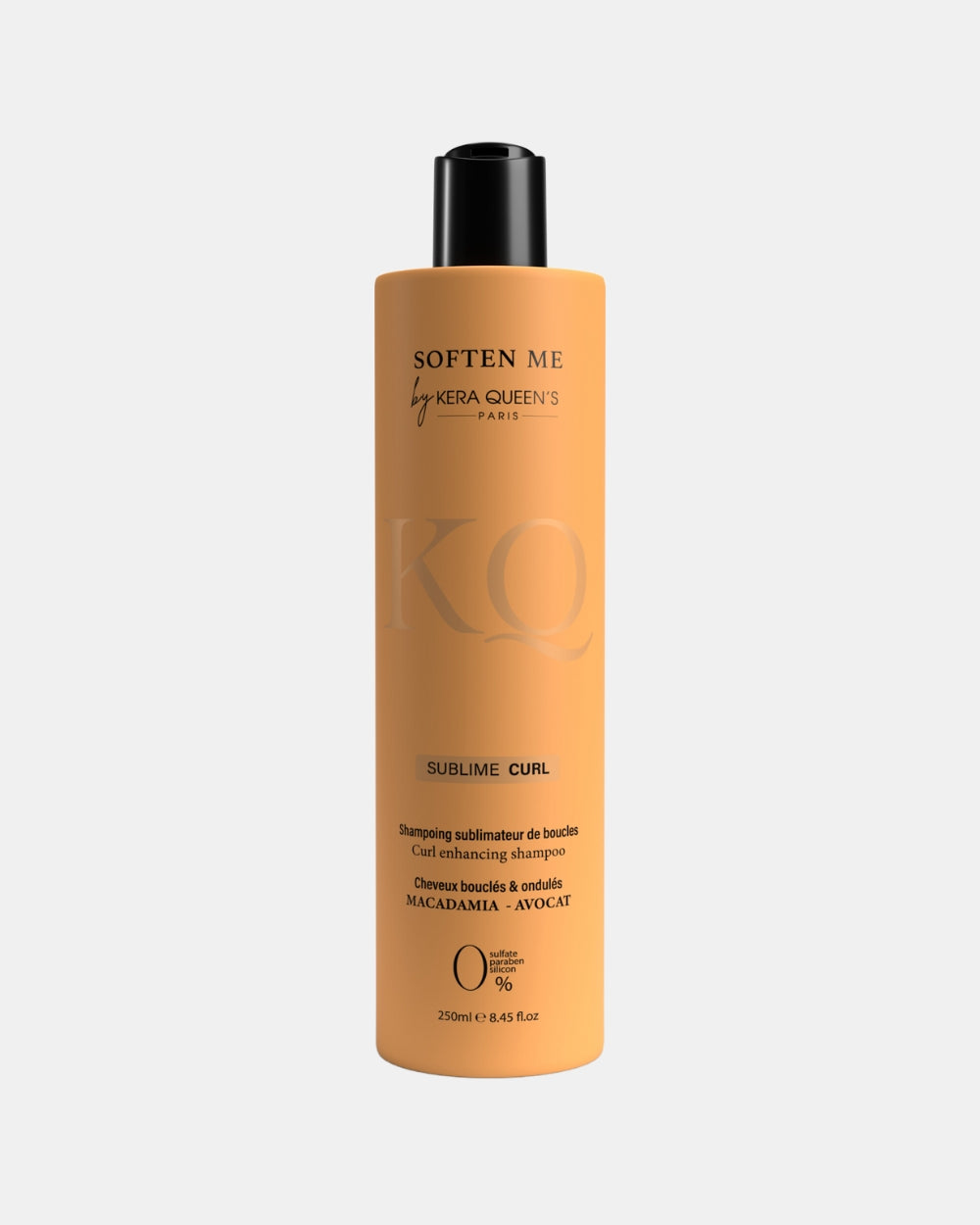 Kera Queen's Soften me Sublime Curl routine boucles macadamia