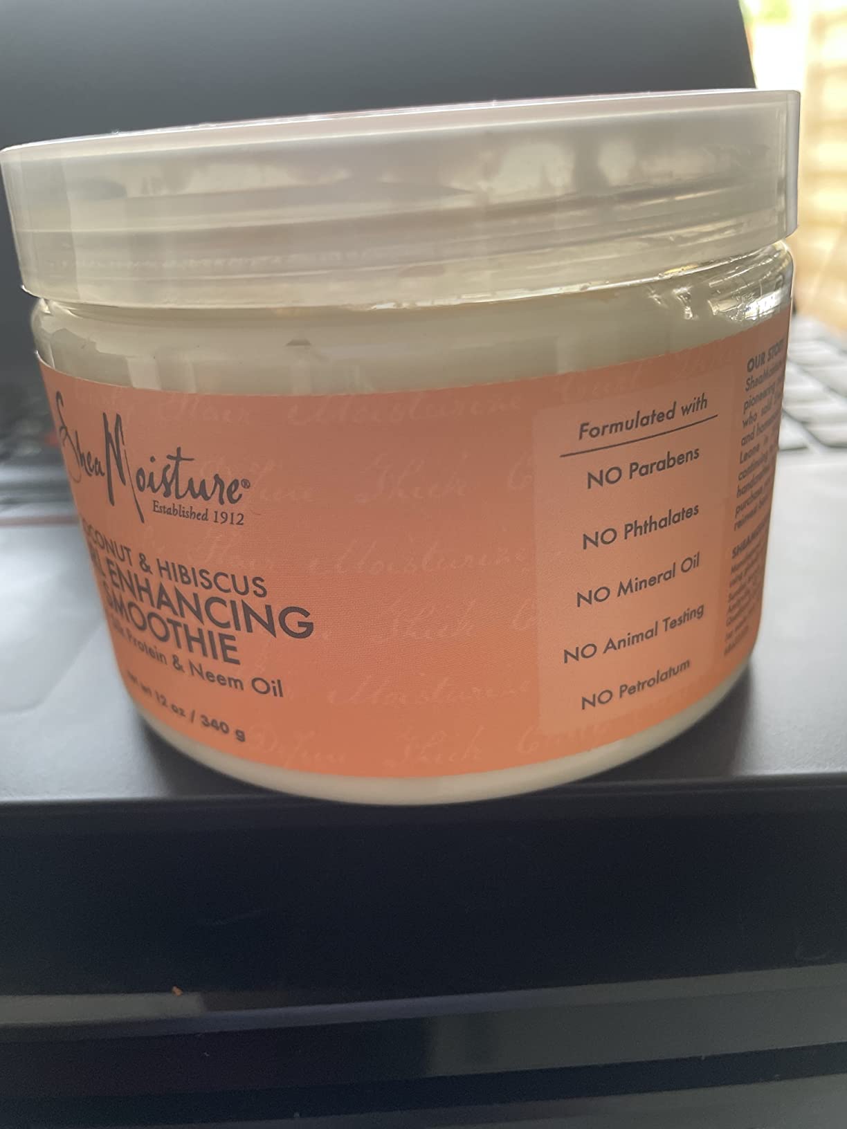 Shea Moisture Coconut & Hibiscus smoothie boucles 340 g coco