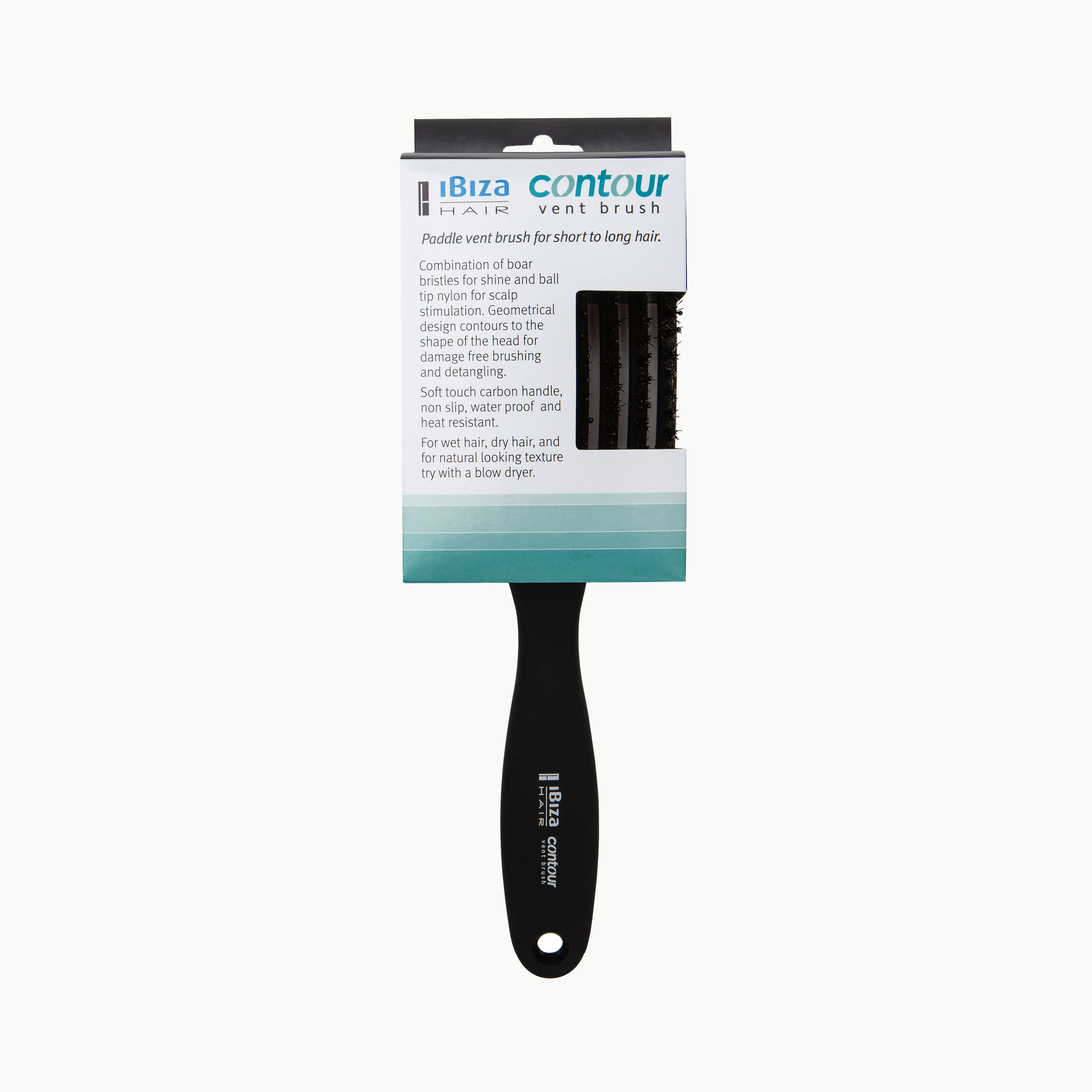 Ibiza Hair Contour brosse ventilee demelage sanglier nylon