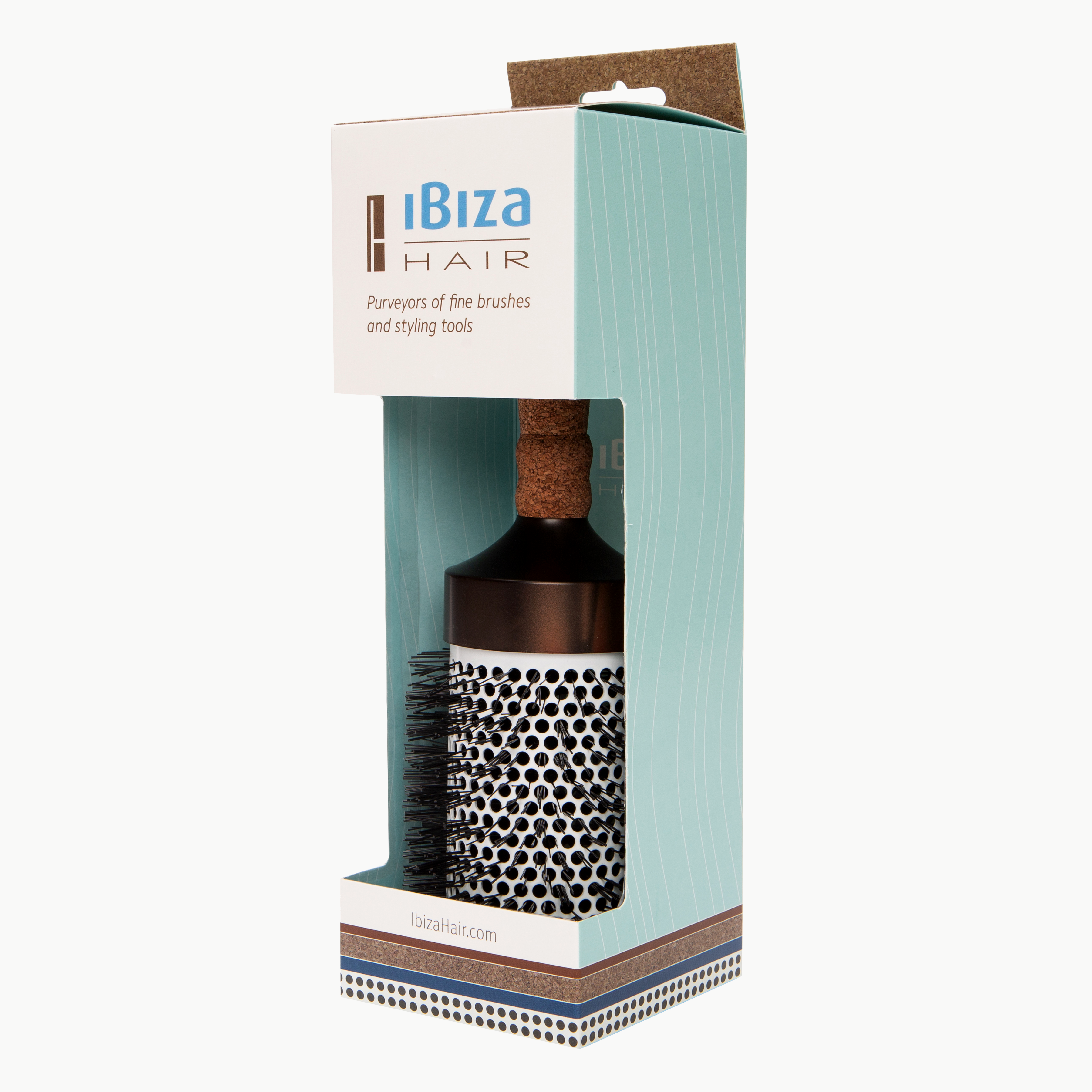 Ibiza CC6 brosse ronde céramique 93 mm volume